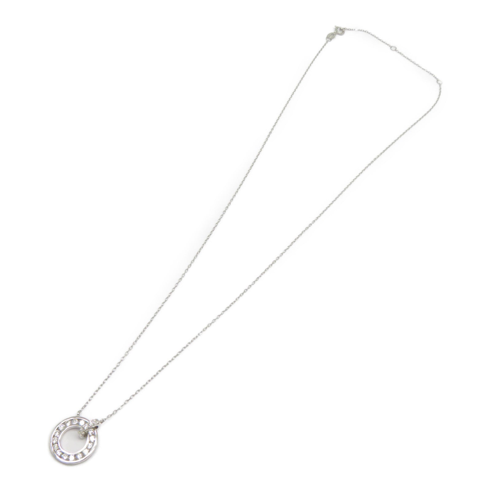 JEWELRY 18K白金Diamond Necklace 0.377ct鑽石項鍊