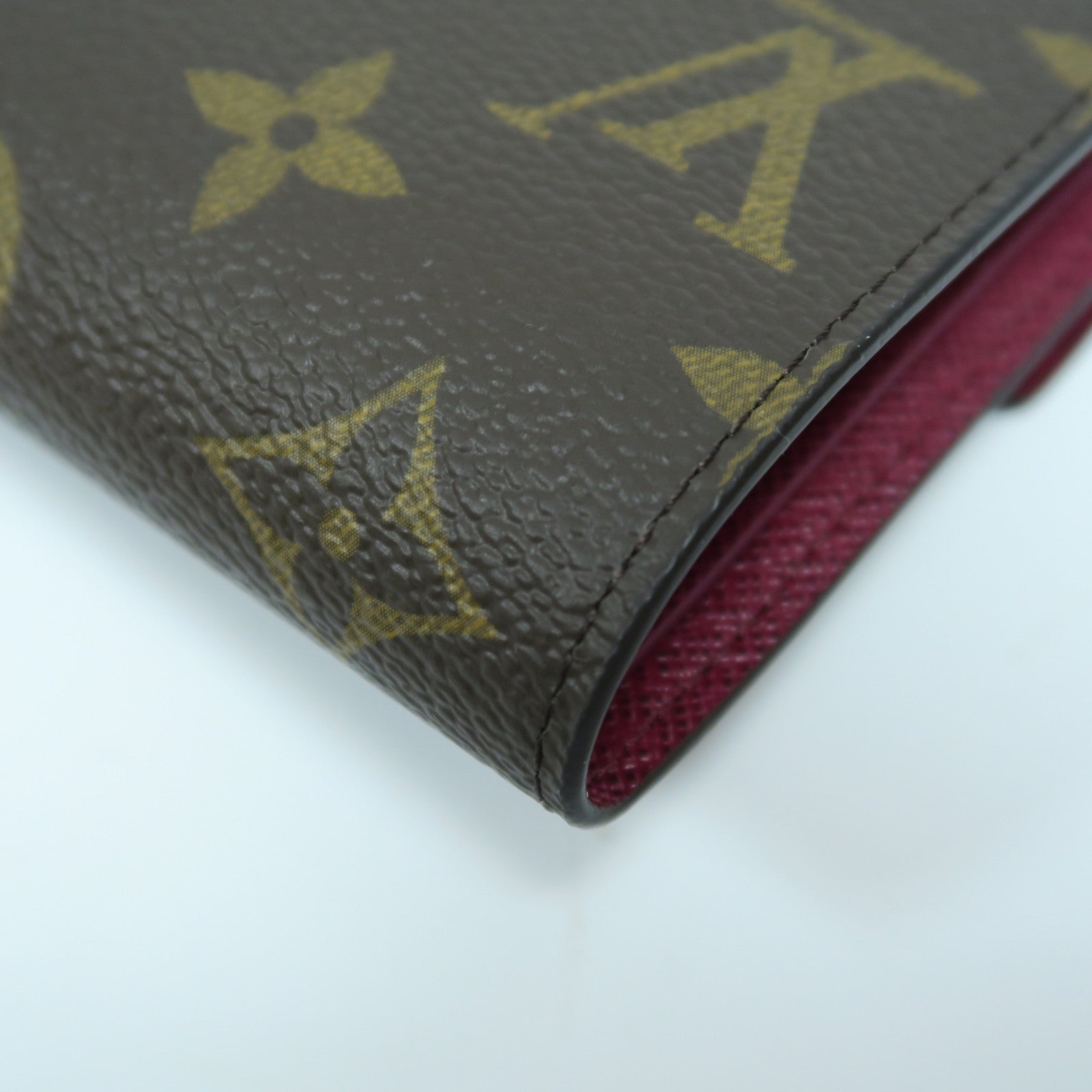 LOUIS VUITTON Monogram Victorine金扣錢包啡色