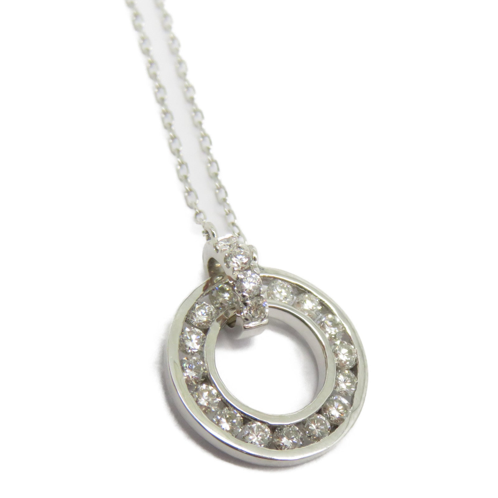 JEWELRY 18K白金Diamond Necklace 0.377ct鑽石項鍊