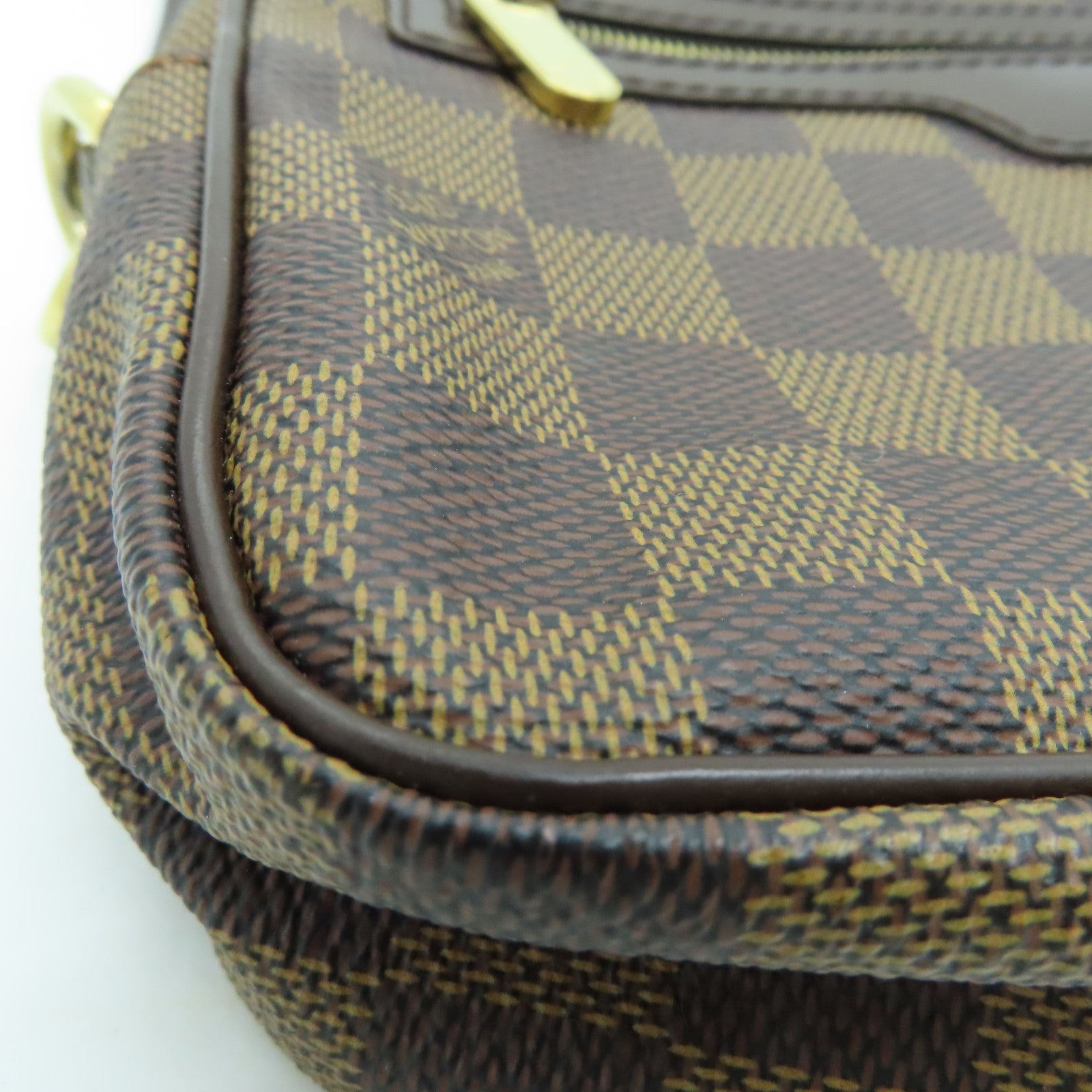 LOUIS VUITTON Damier Pochette Macau金扣手拿包啡色