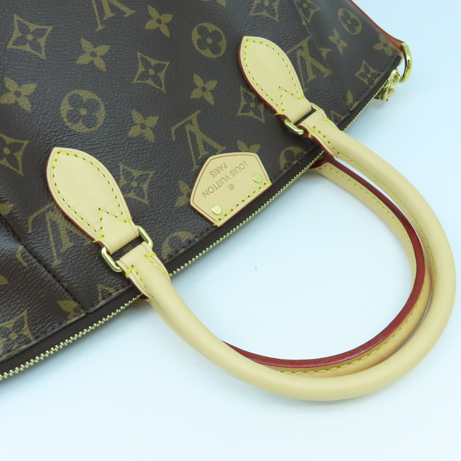 LOUIS VUITTON Monogram Turenne PM金扣手挽肩背兩用袋啡色