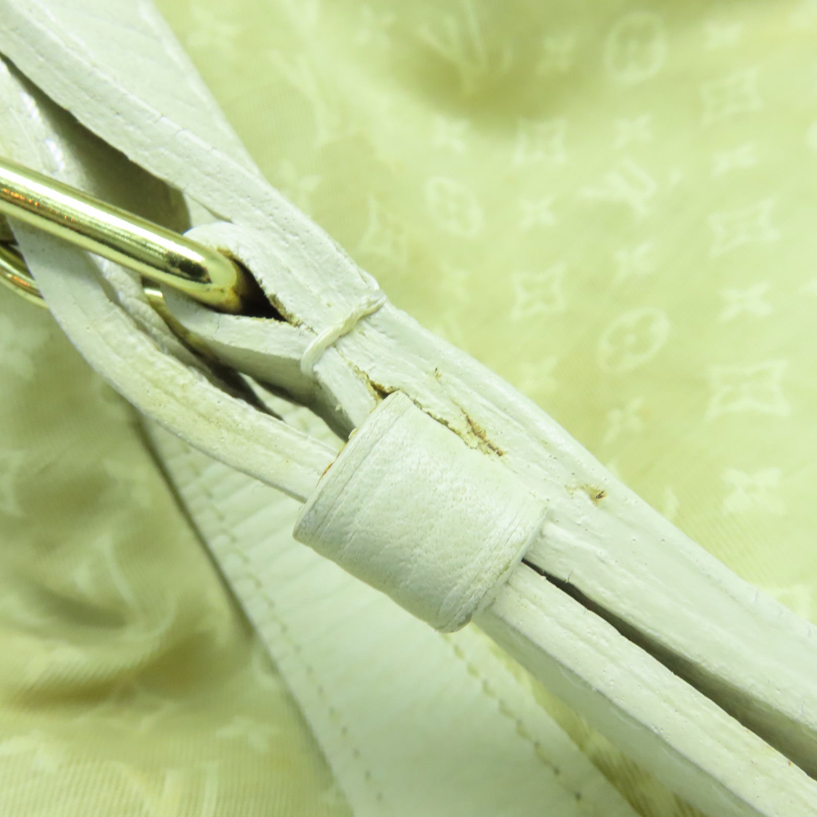 LOUIS VUITTON Monogram Mini Noe金扣肩背袋米色