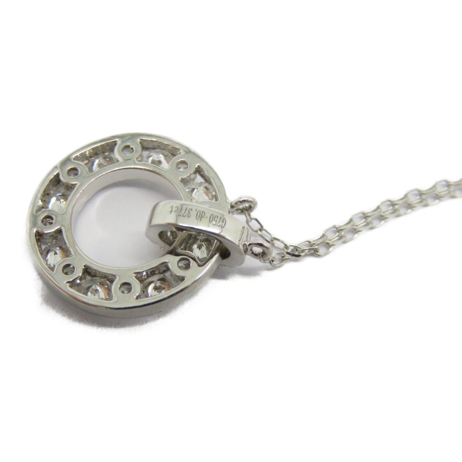 JEWELRY 18K白金Diamond Necklace 0.377ct鑽石項鍊