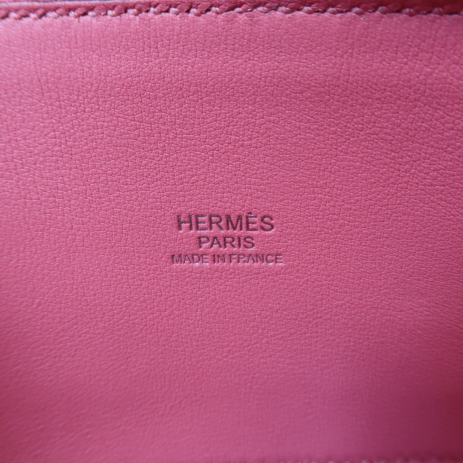 HERMES Swift皮革Bolide 27金扣手挽肩背兩用袋Rose Azalee杜鵑粉紅色