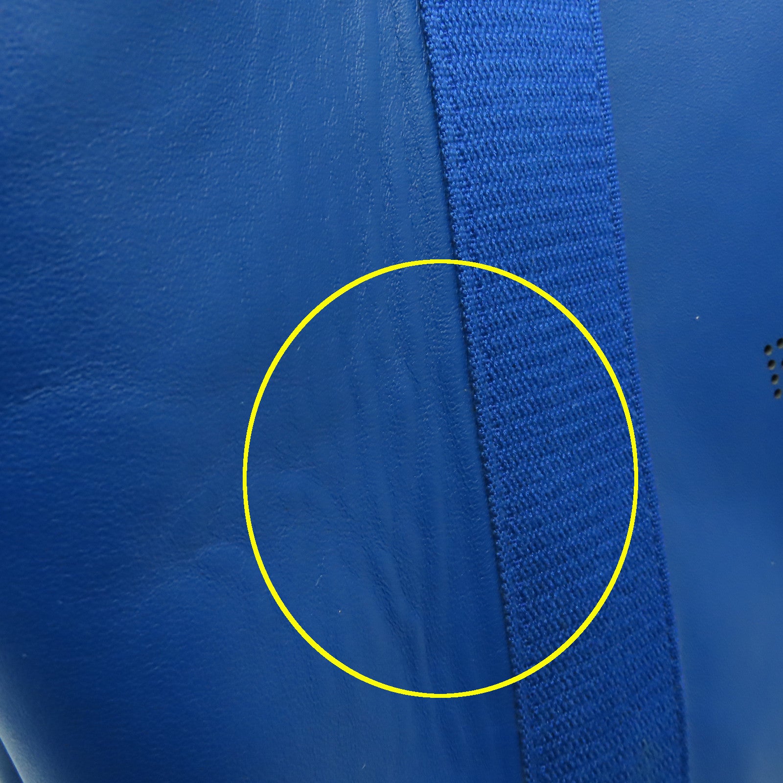 BALENCIAGA 牛皮皮革Cabas銀扣手挽袋藍色