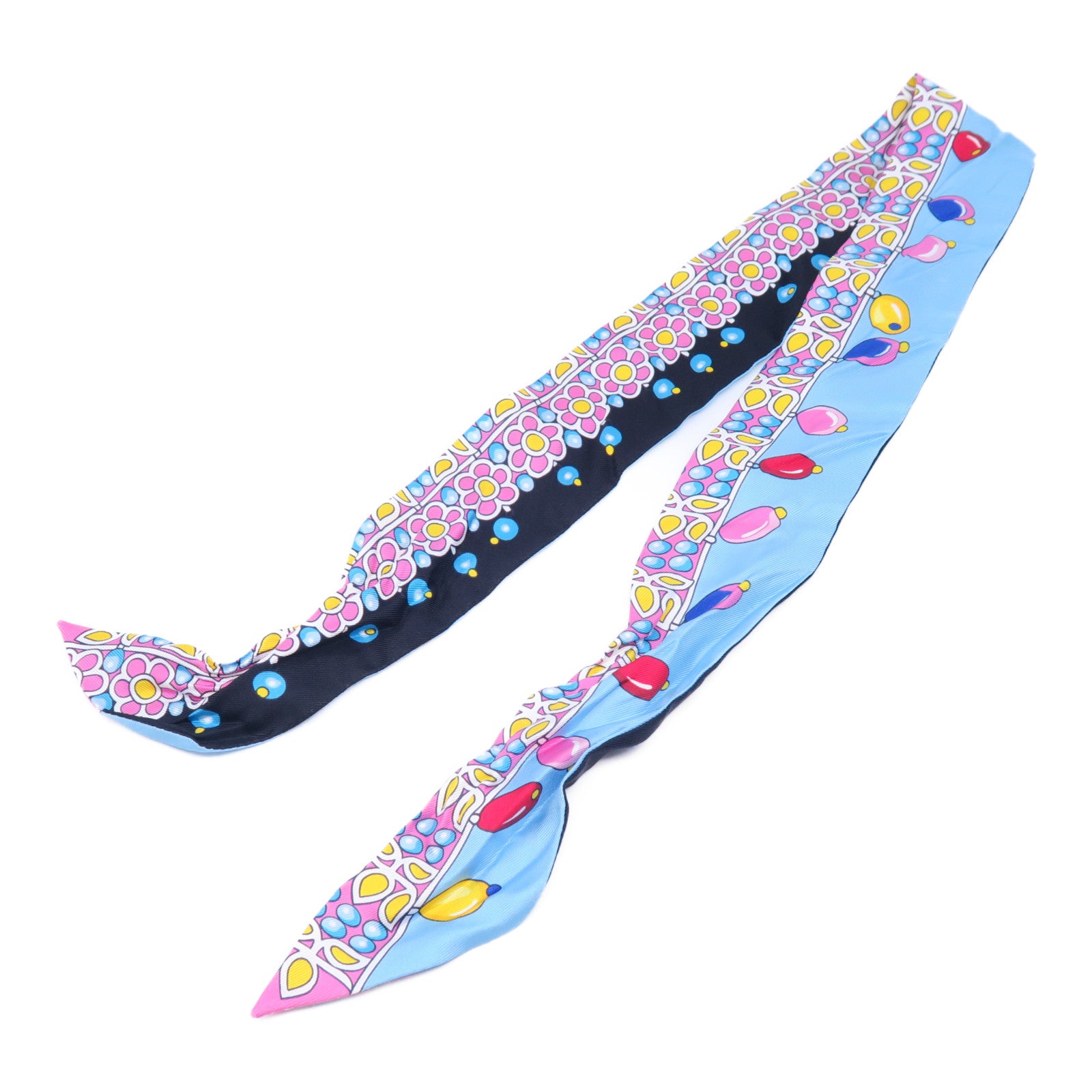 HERMES 絲質Twilly Scarf絲巾多色