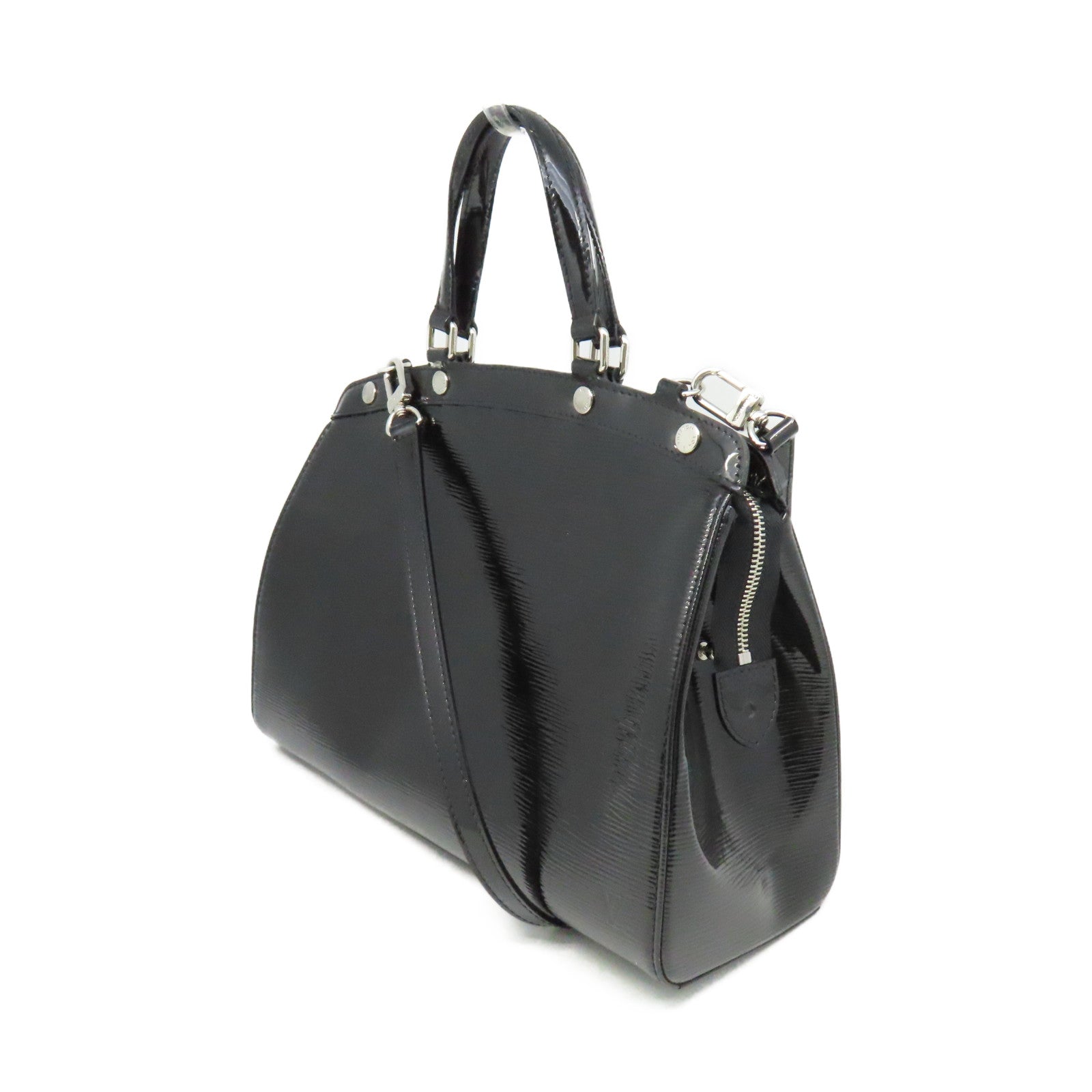 LOUIS VUITTON Epi Electric Blar MM 2ay Shoulder Bag手挽肩背袋两用袋黑色