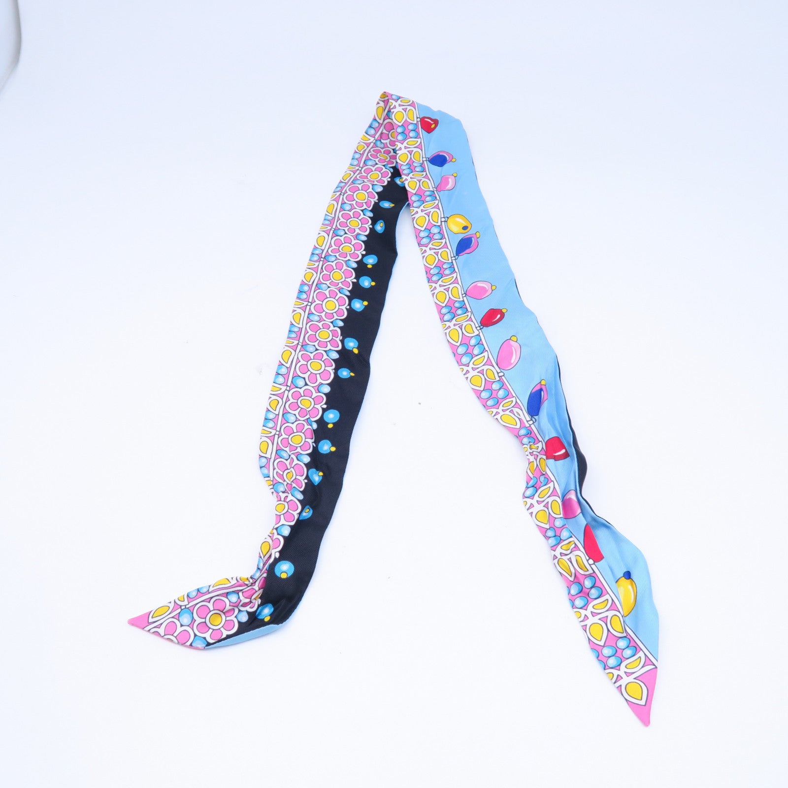 HERMES 絲質Twilly Scarf絲巾多色