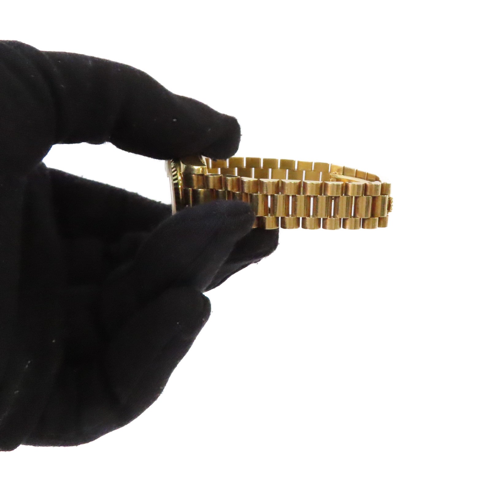 ROLEX Datejust Watch 18K黃金自動機芯手錶金色