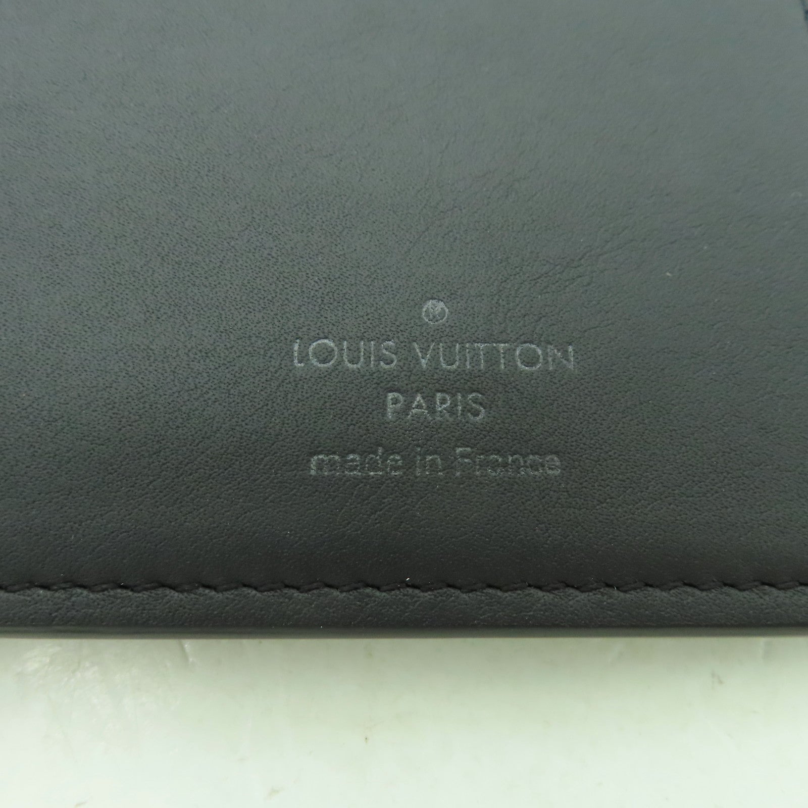 LOUIS VUITTON Monogram Shadow Brazza Wallet長錢包黑色