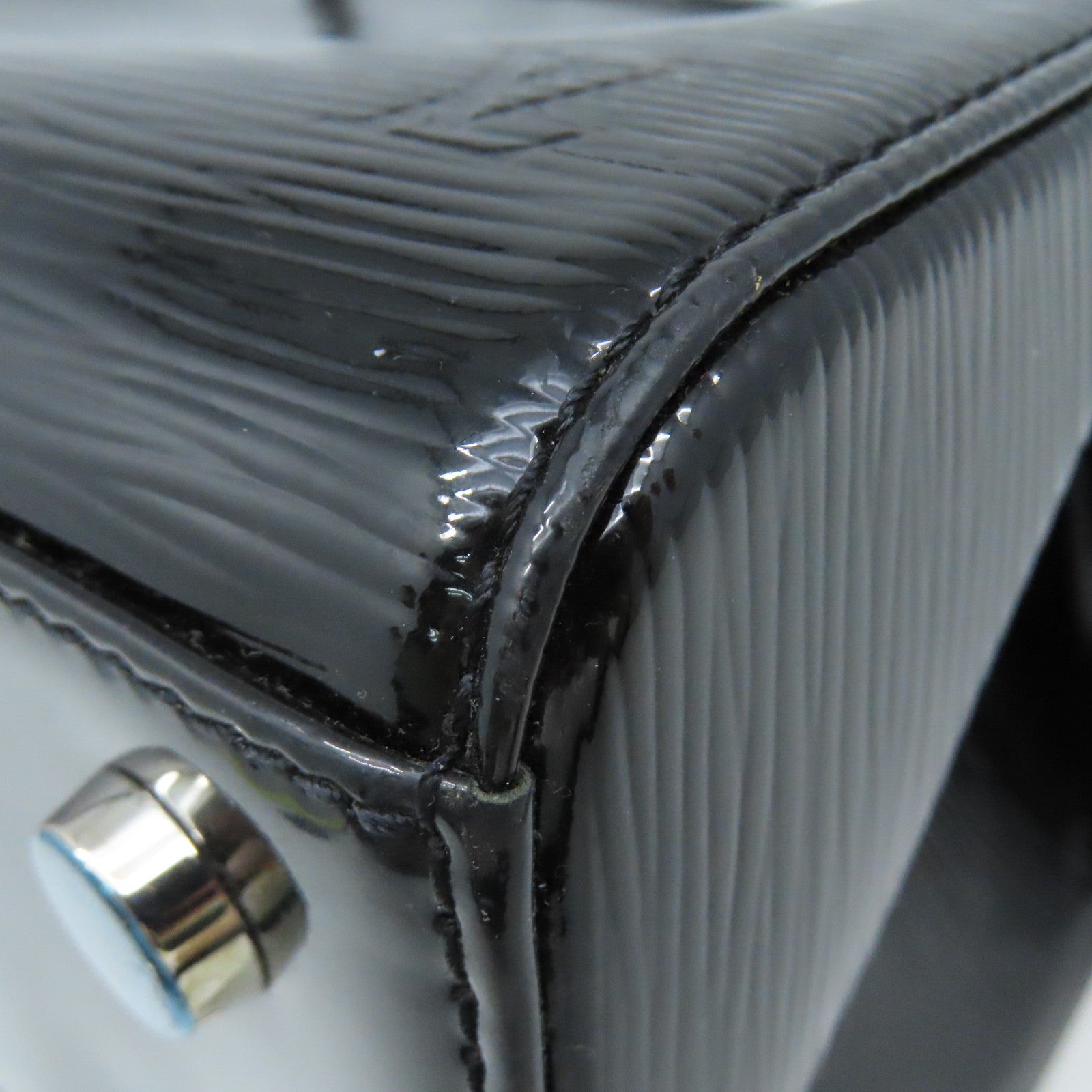 LOUIS VUITTON Epi Electric Blar MM 2ay Shoulder Bag手挽肩背袋两用袋黑色