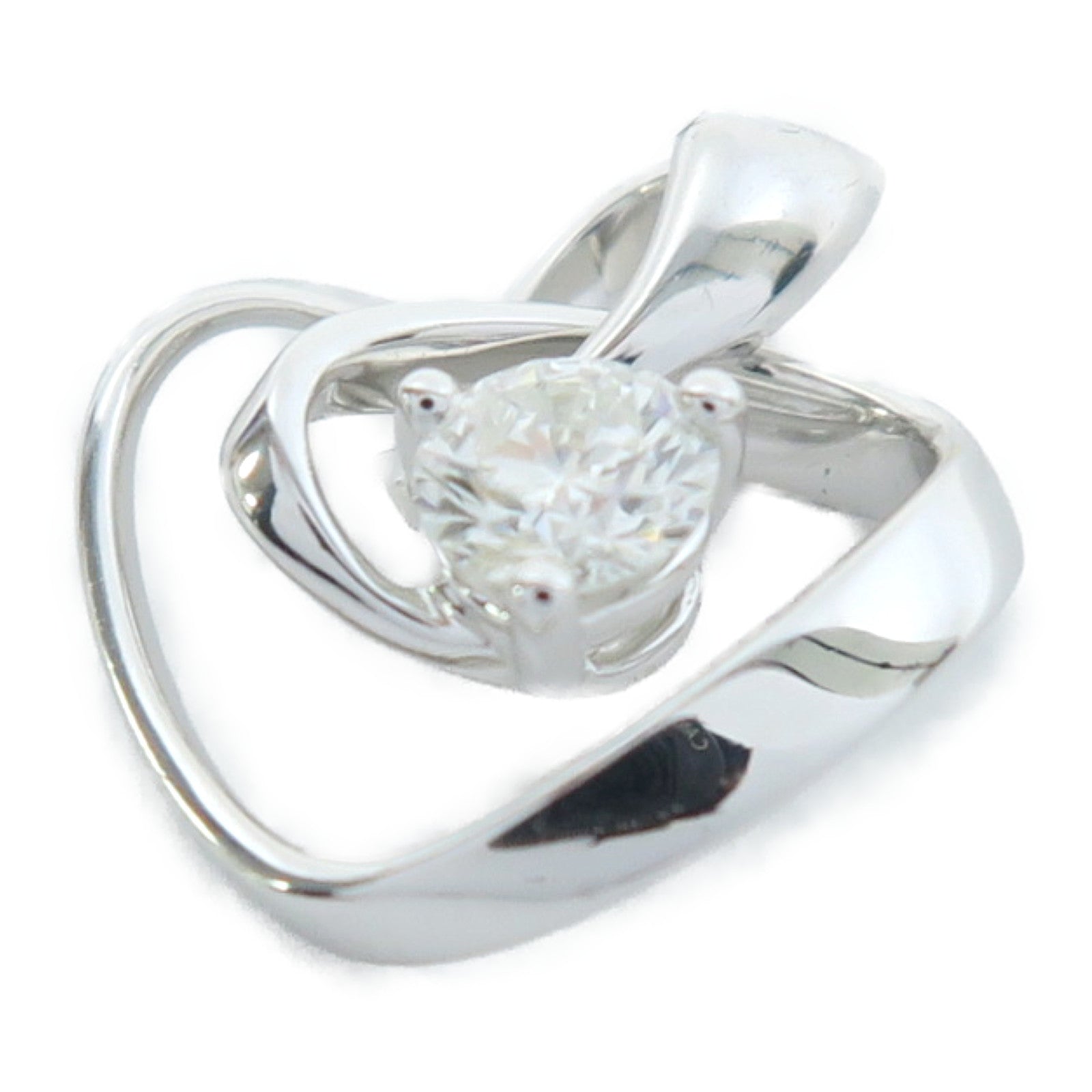 JEWELRY 18K白金Diamond Pendant Top 0.20ct鑽石吊墜