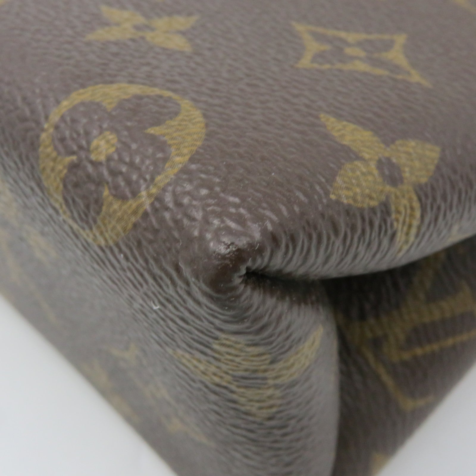 LOUIS VUITTON Monogram Locky BB金扣手挽肩背兩用袋啡色/米白色