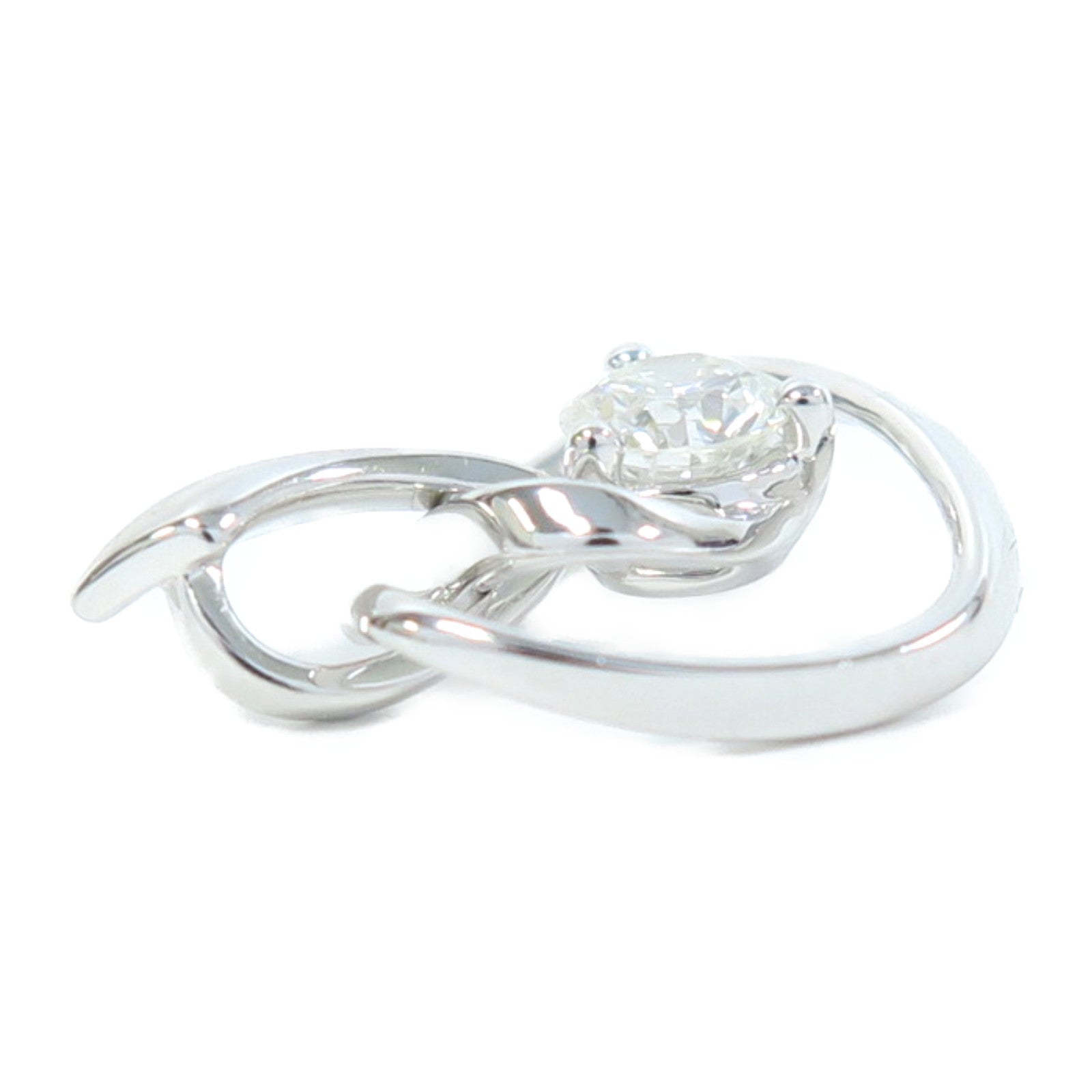 JEWELRY 18K白金Diamond Pendant Top 0.20ct鑽石吊墜