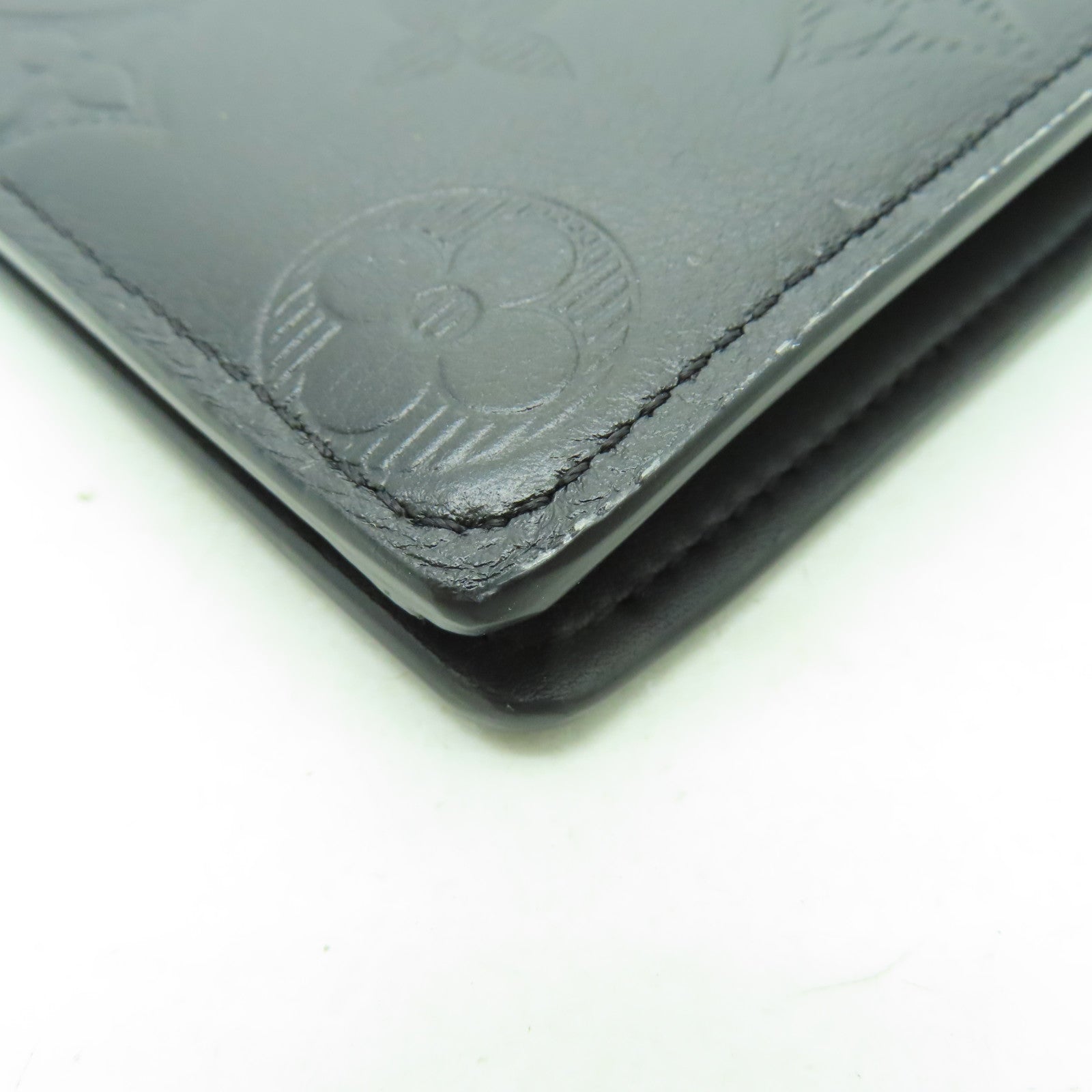LOUIS VUITTON Monogram Shadow Brazza Wallet長錢包黑色