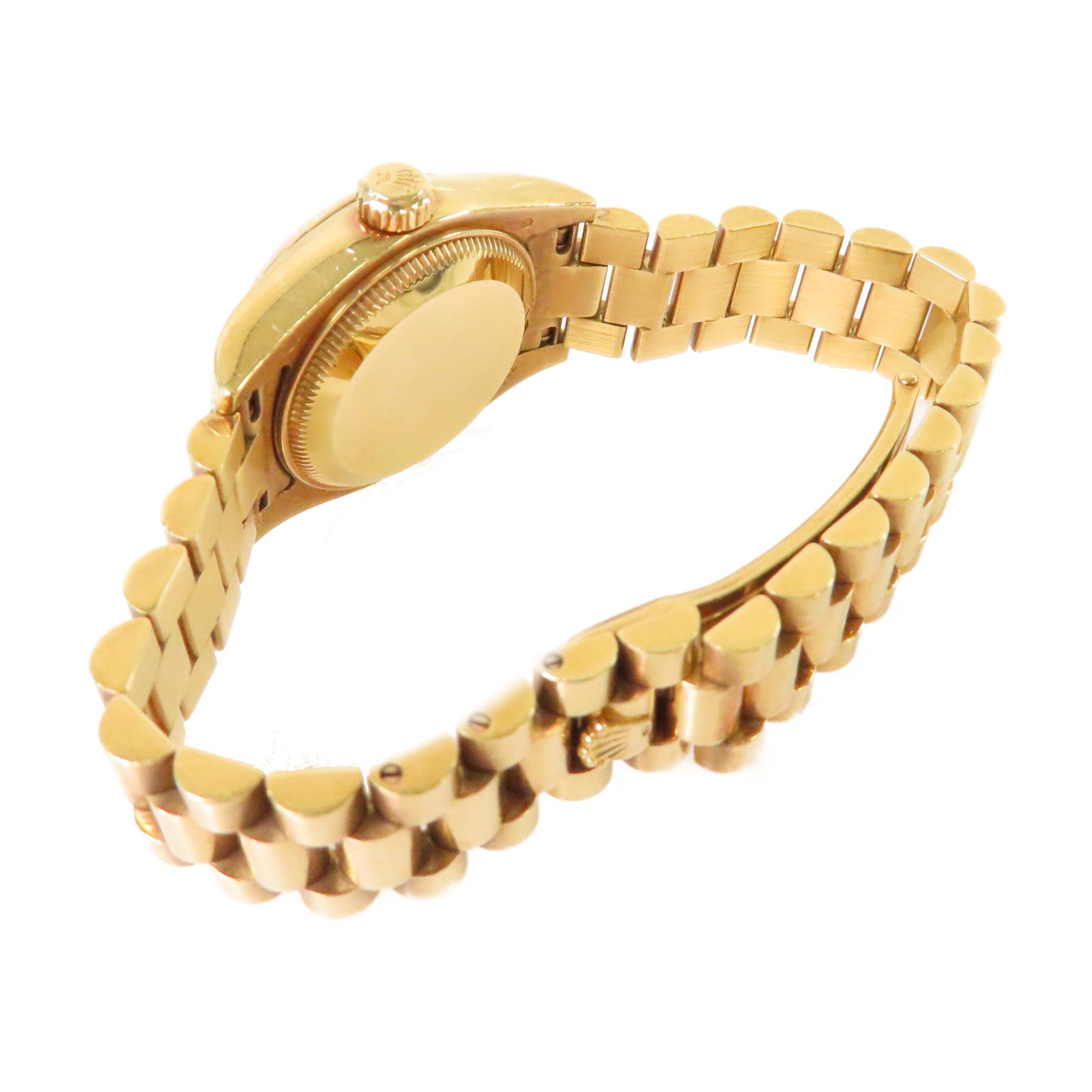 ROLEX Datejust Watch 18K黃金自動機芯手錶金色