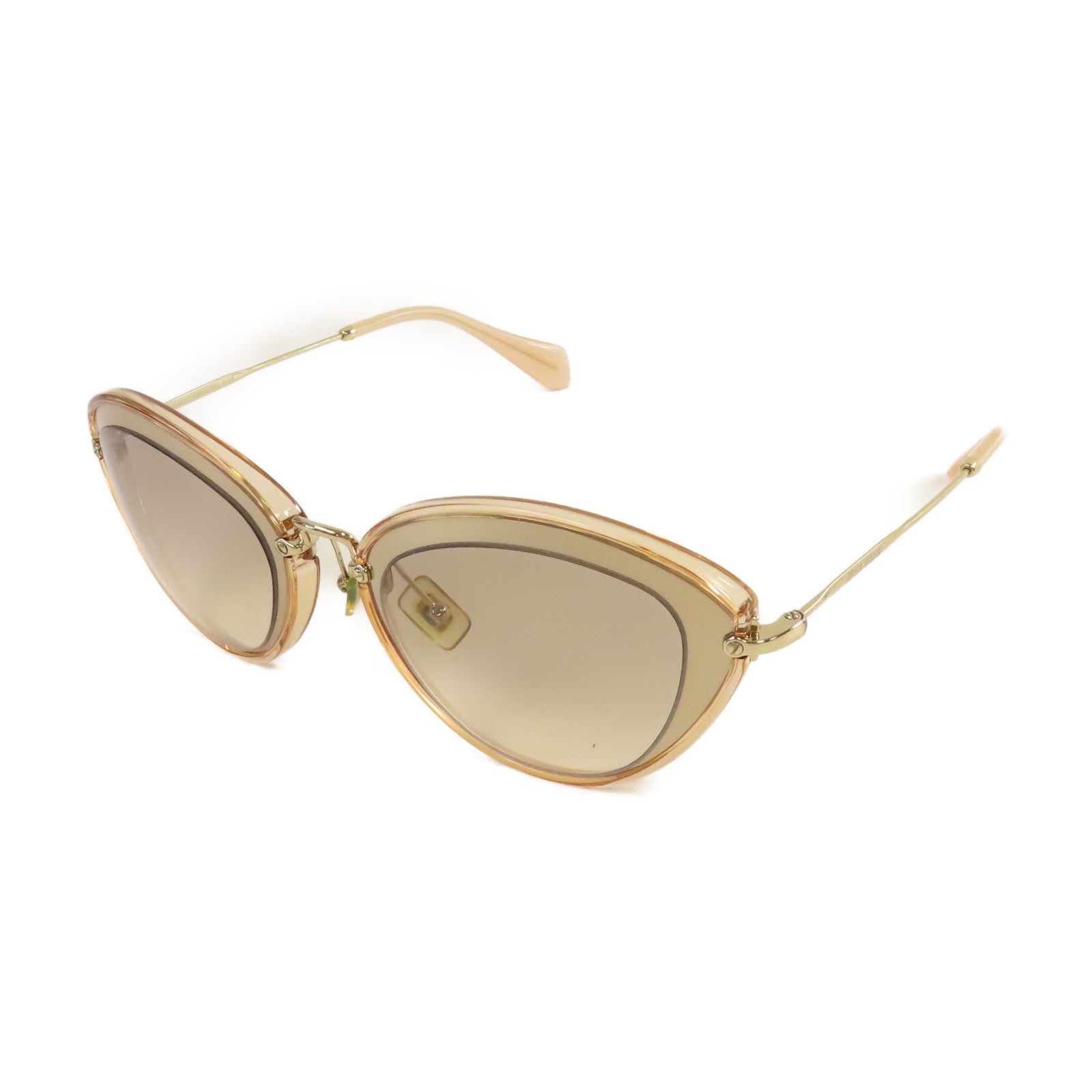 Miu Miu PVC/金屬Sunglasses太陽眼鏡粉紅色