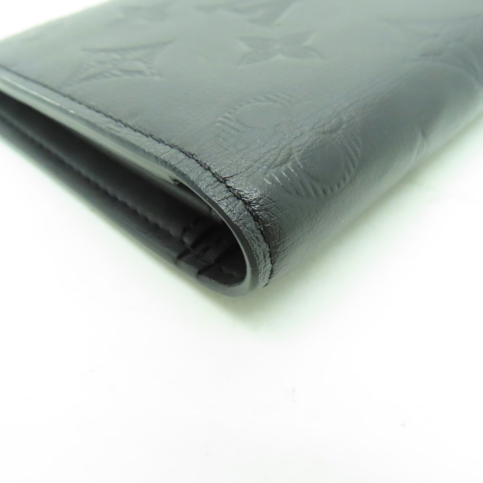 LOUIS VUITTON Monogram Shadow Brazza Wallet長錢包黑色