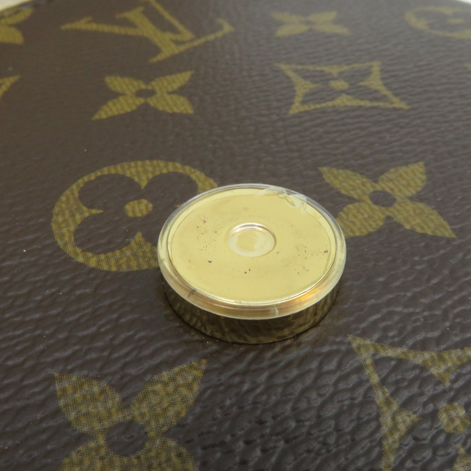 LOUIS VUITTON Monogram Locky BB金扣手挽肩背兩用袋啡色/米白色