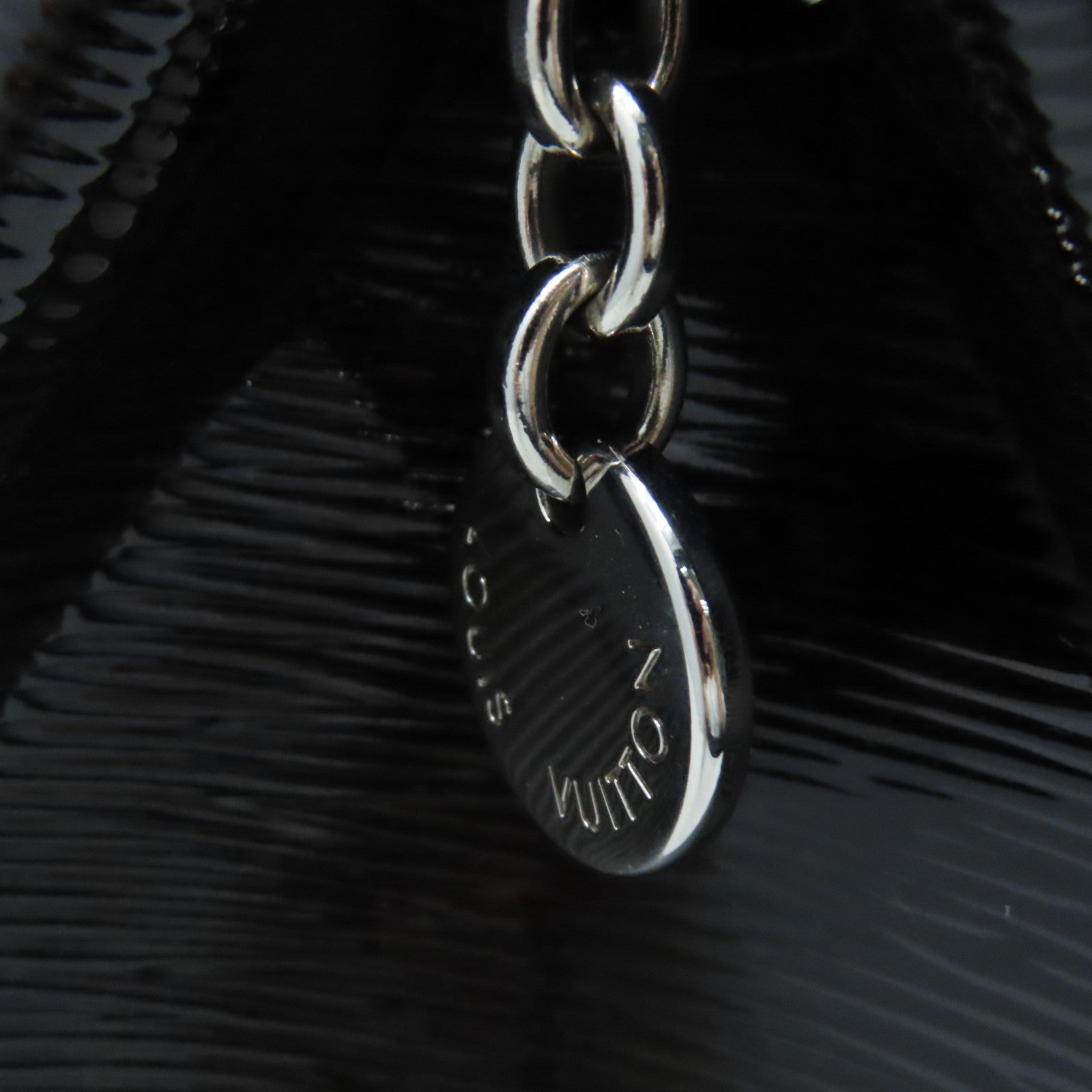 LOUIS VUITTON Epi Electric Blar MM 2ay Shoulder Bag手挽肩背袋两用袋黑色