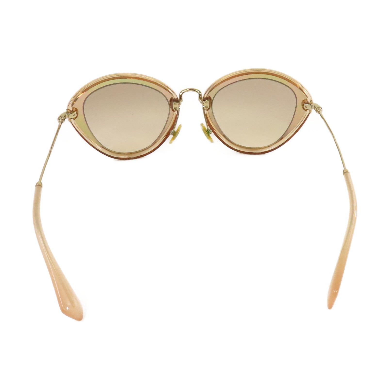 Miu Miu PVC/金屬Sunglasses太陽眼鏡粉紅色