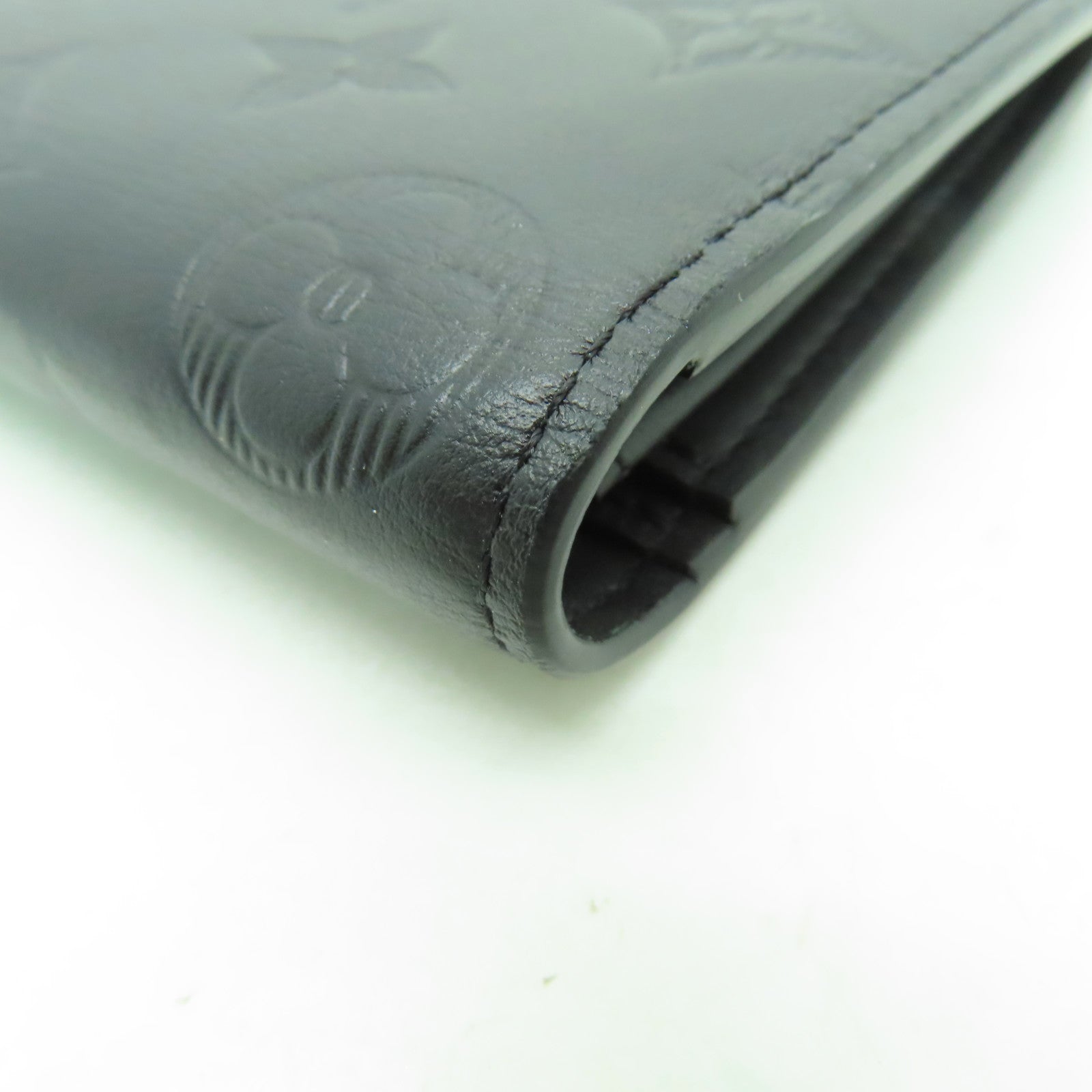LOUIS VUITTON Monogram Shadow Brazza Wallet長錢包黑色