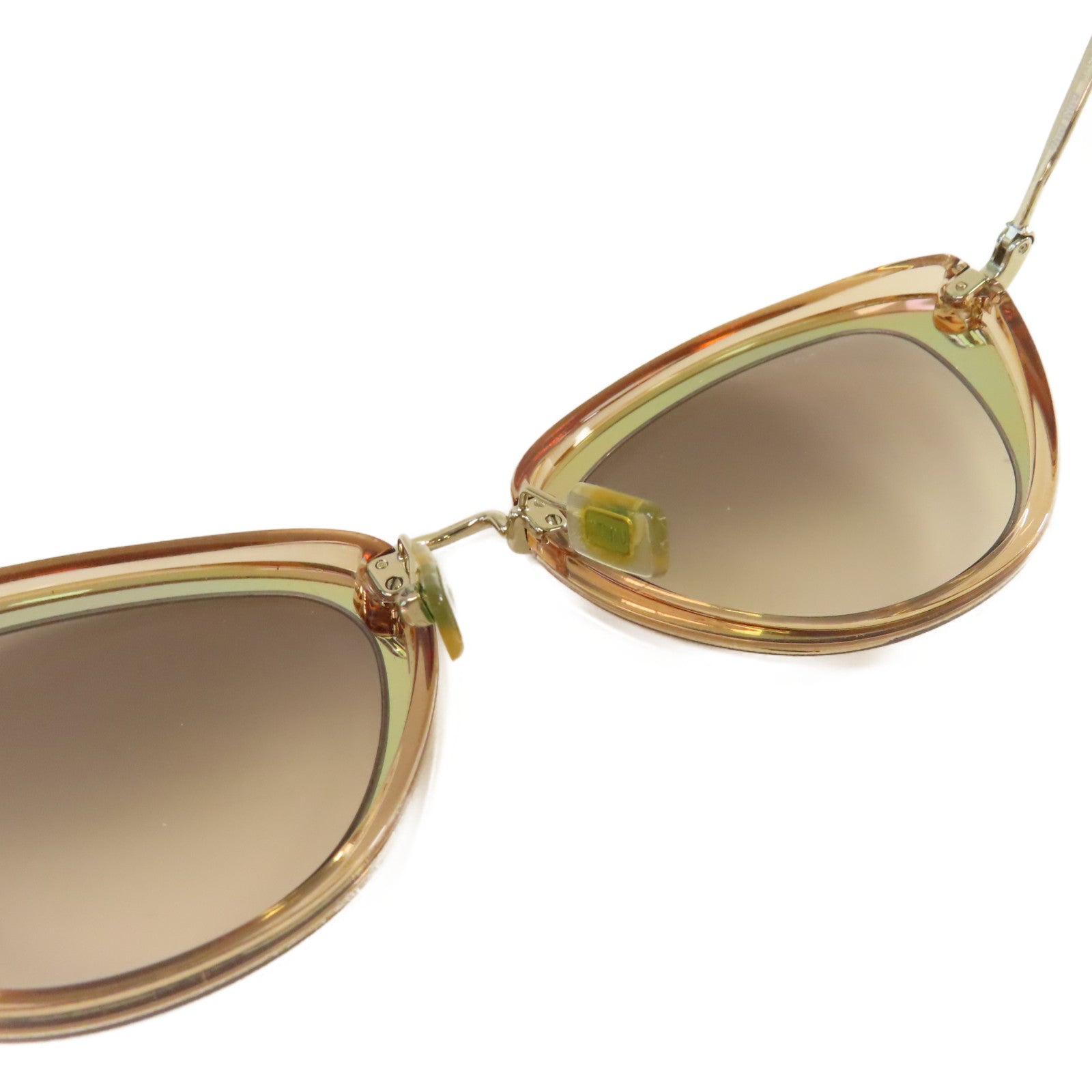 Miu Miu PVC/金屬Sunglasses太陽眼鏡粉紅色