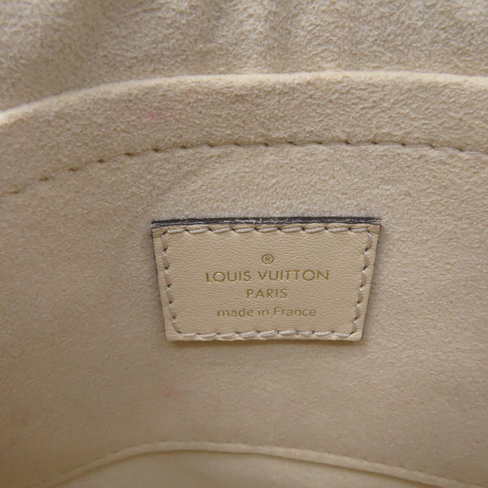 LOUIS VUITTON Monogram Locky BB金扣手挽肩背兩用袋啡色/米白色