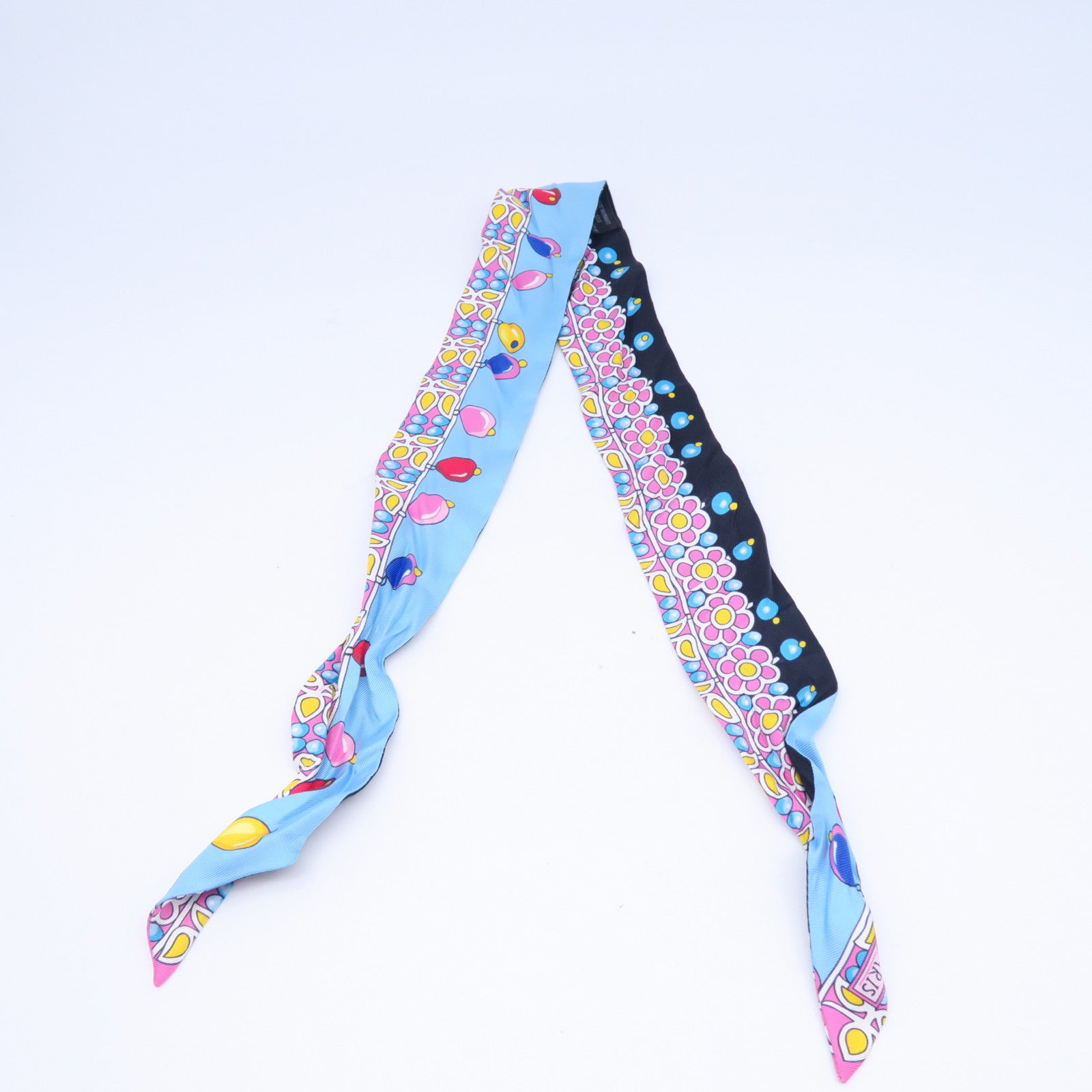 HERMES 絲質Twilly Scarf絲巾多色