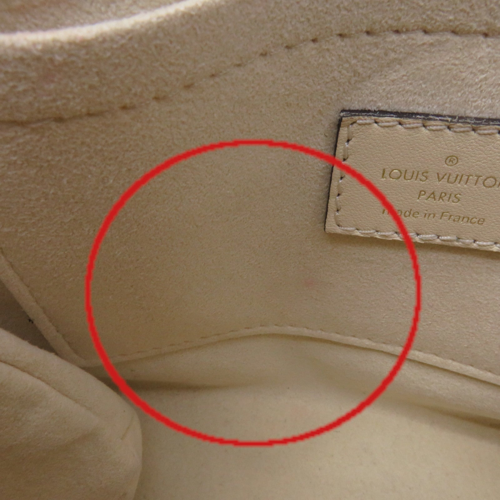 LOUIS VUITTON Monogram Locky BB金扣手挽肩背兩用袋啡色/米白色