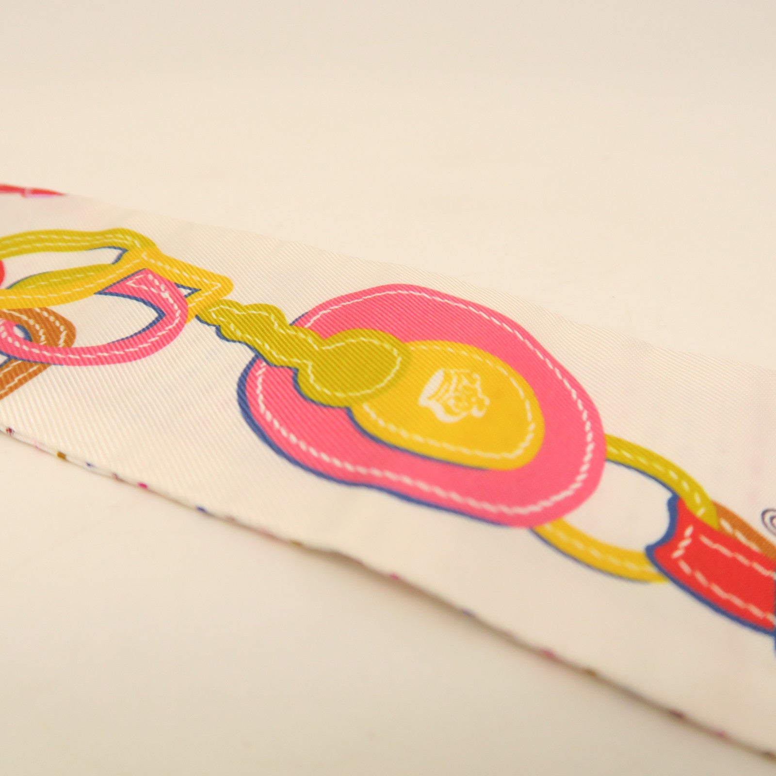 HERMES Silk Long Twilly Scarf Color
