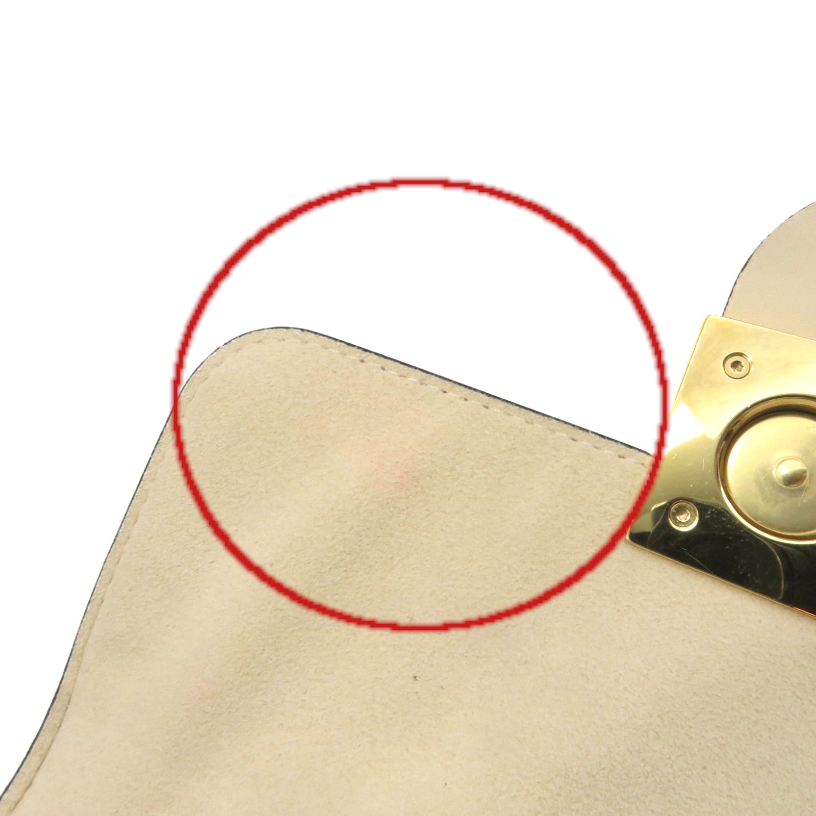 LOUIS VUITTON Monogram Locky BB金扣手挽肩背兩用袋啡色/米白色