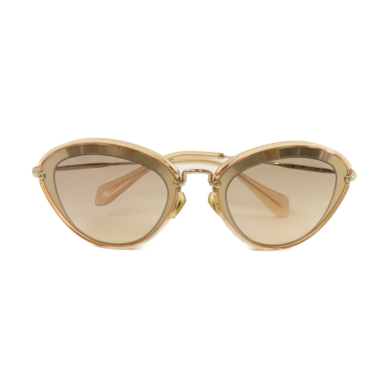 Miu Miu PVC/金屬Sunglasses太陽眼鏡粉紅色