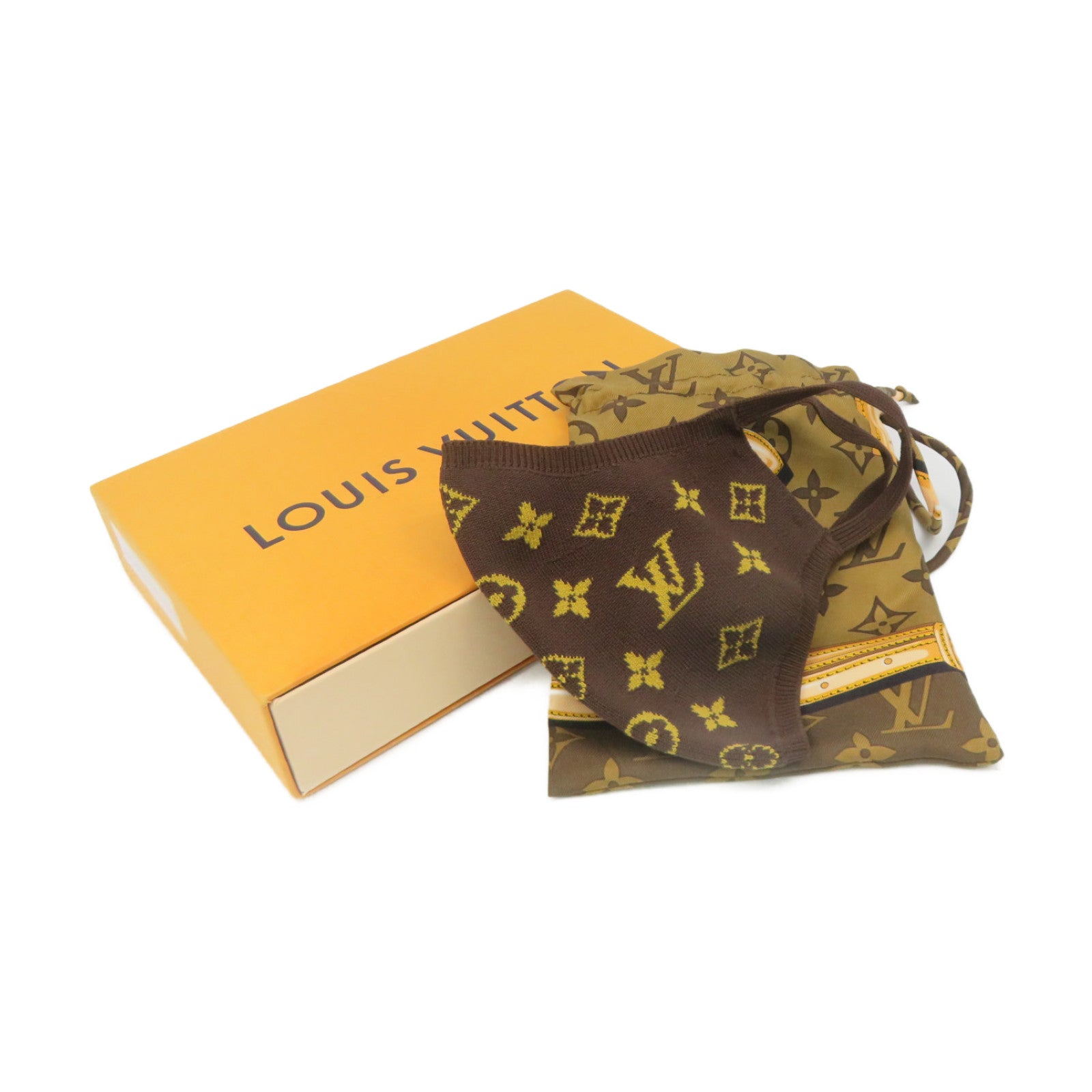 LOUIS VUITTON 【激減優惠】尼龍Mask Cover口罩套啡色