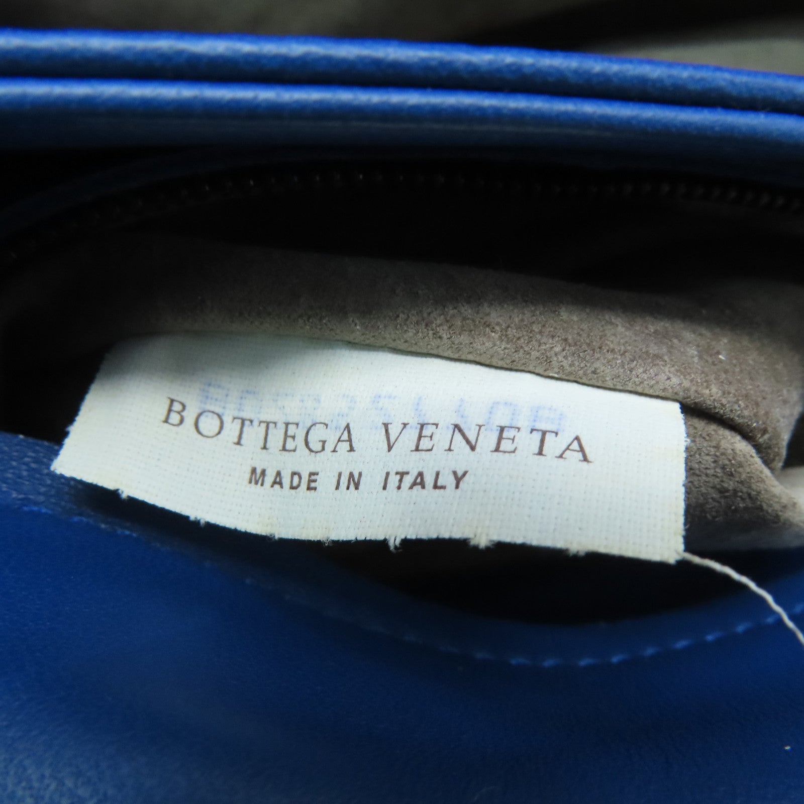 BOTTEGA VENETA 牛皮皮革Shoulder Bag链带肩背袋蓝色