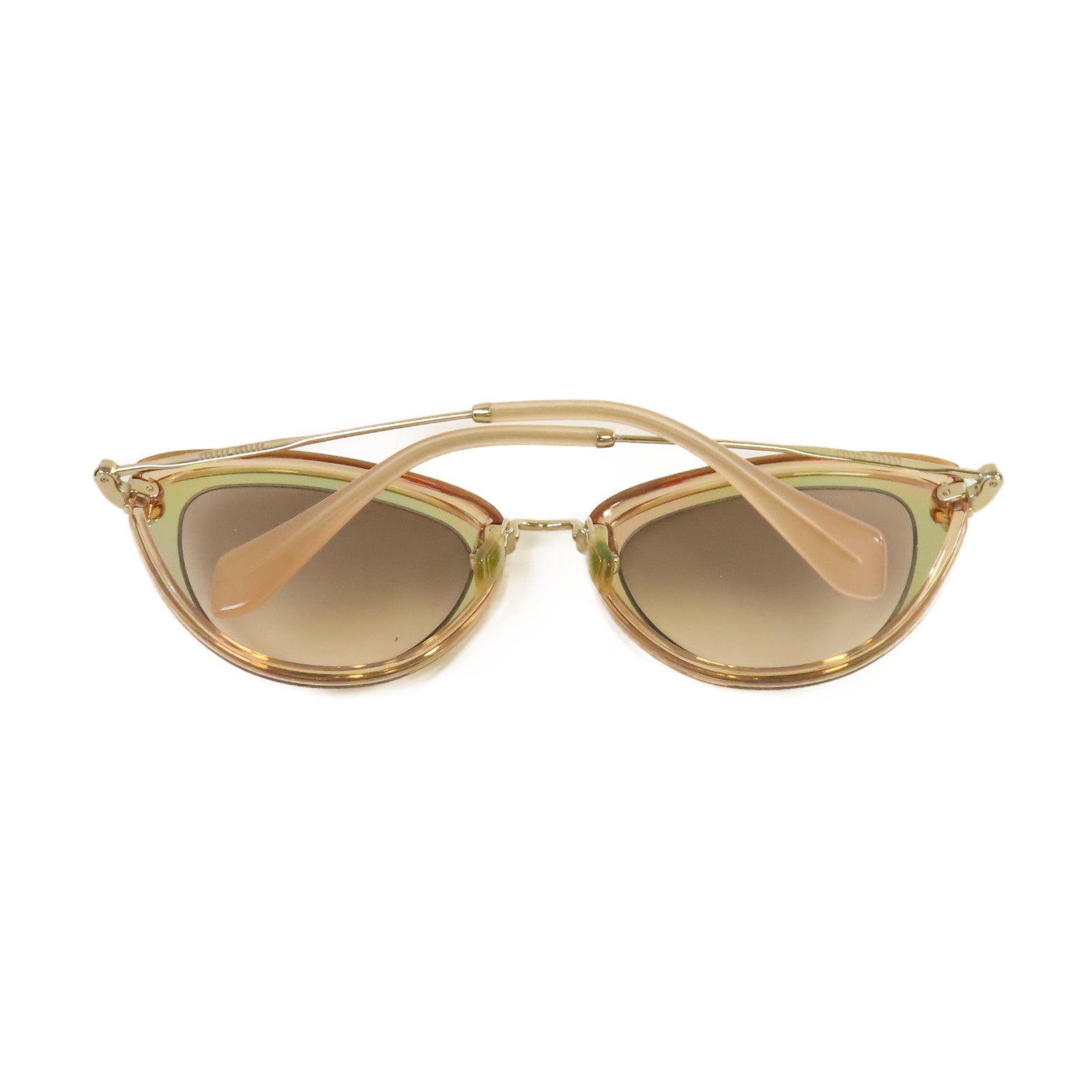 Miu Miu PVC/金屬Sunglasses太陽眼鏡粉紅色