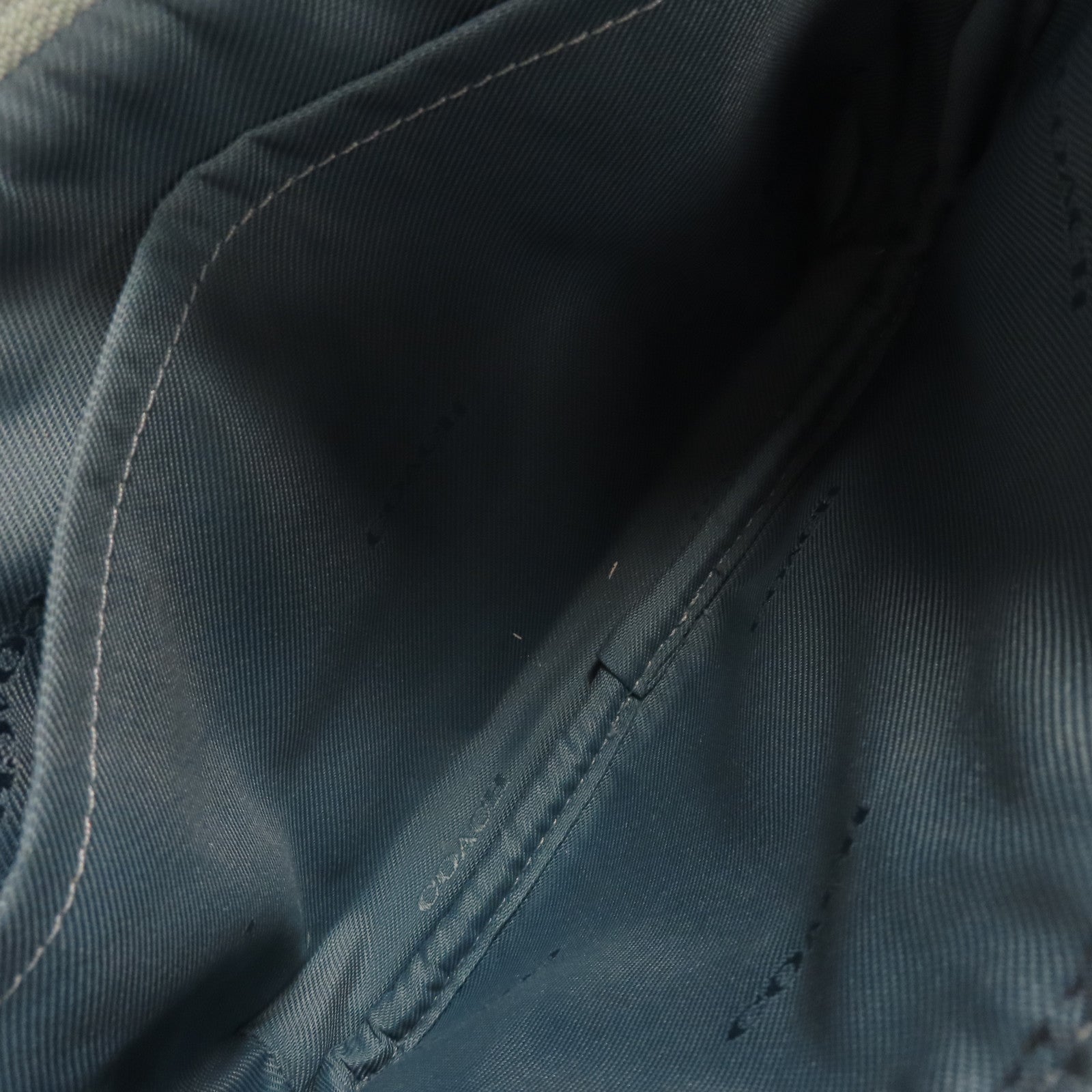 COACH 塗層帆布2Way Shoulder Bag手挽肩背兩用袋藍色