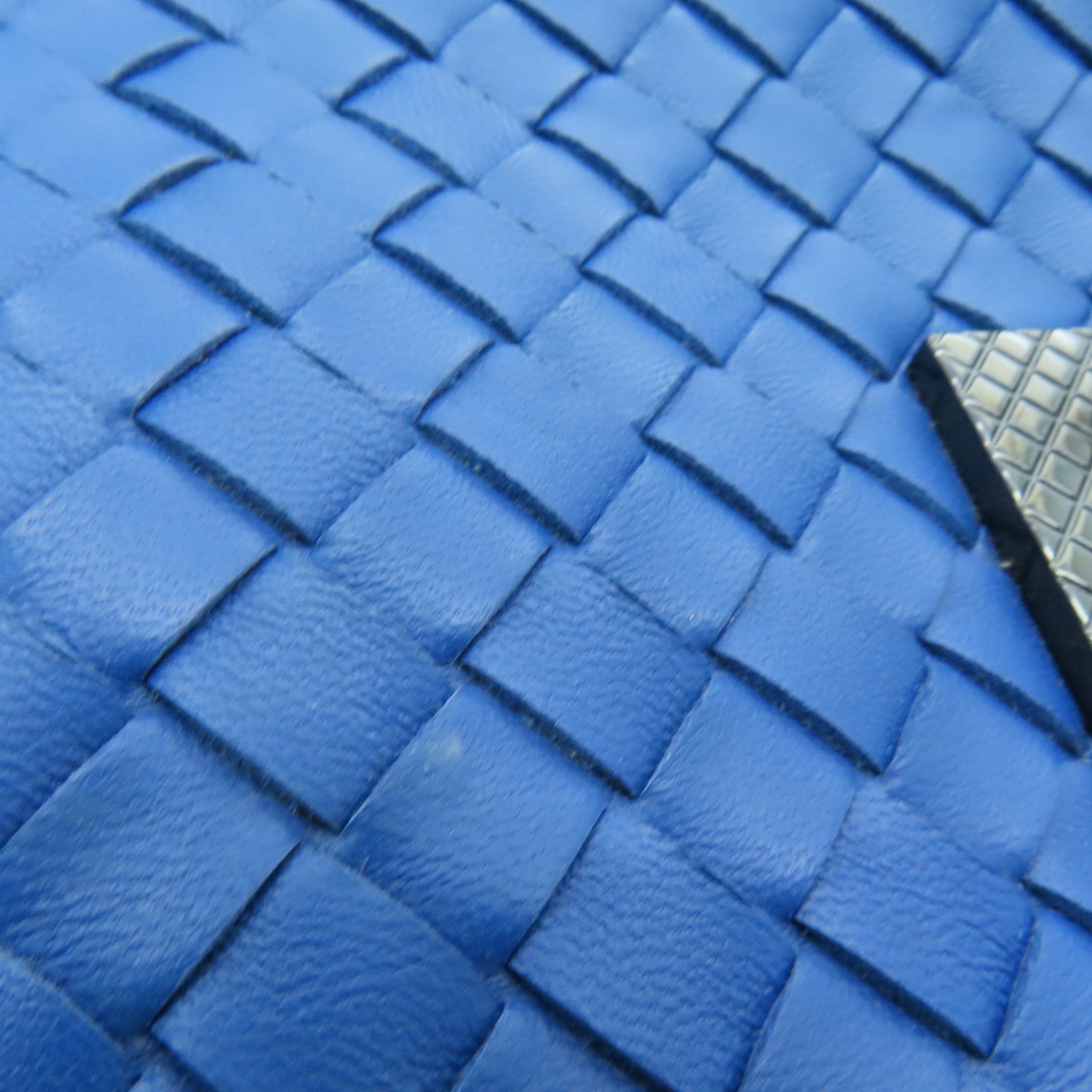 BOTTEGA VENETA 牛皮皮革Shoulder Bag链带肩背袋蓝色