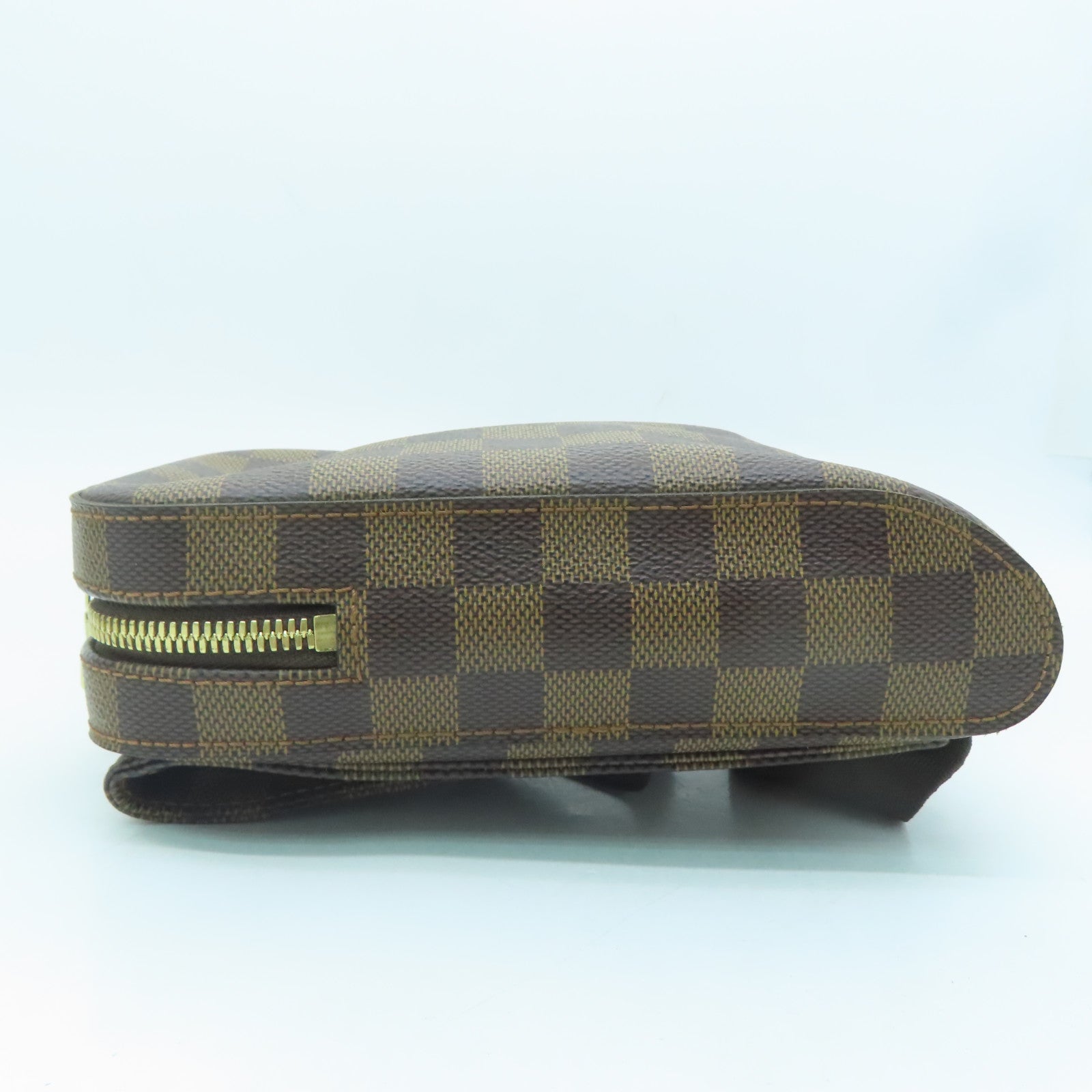 LOUIS VUITTON Damier Geronimo's bum-bag金扣腰包啡色
