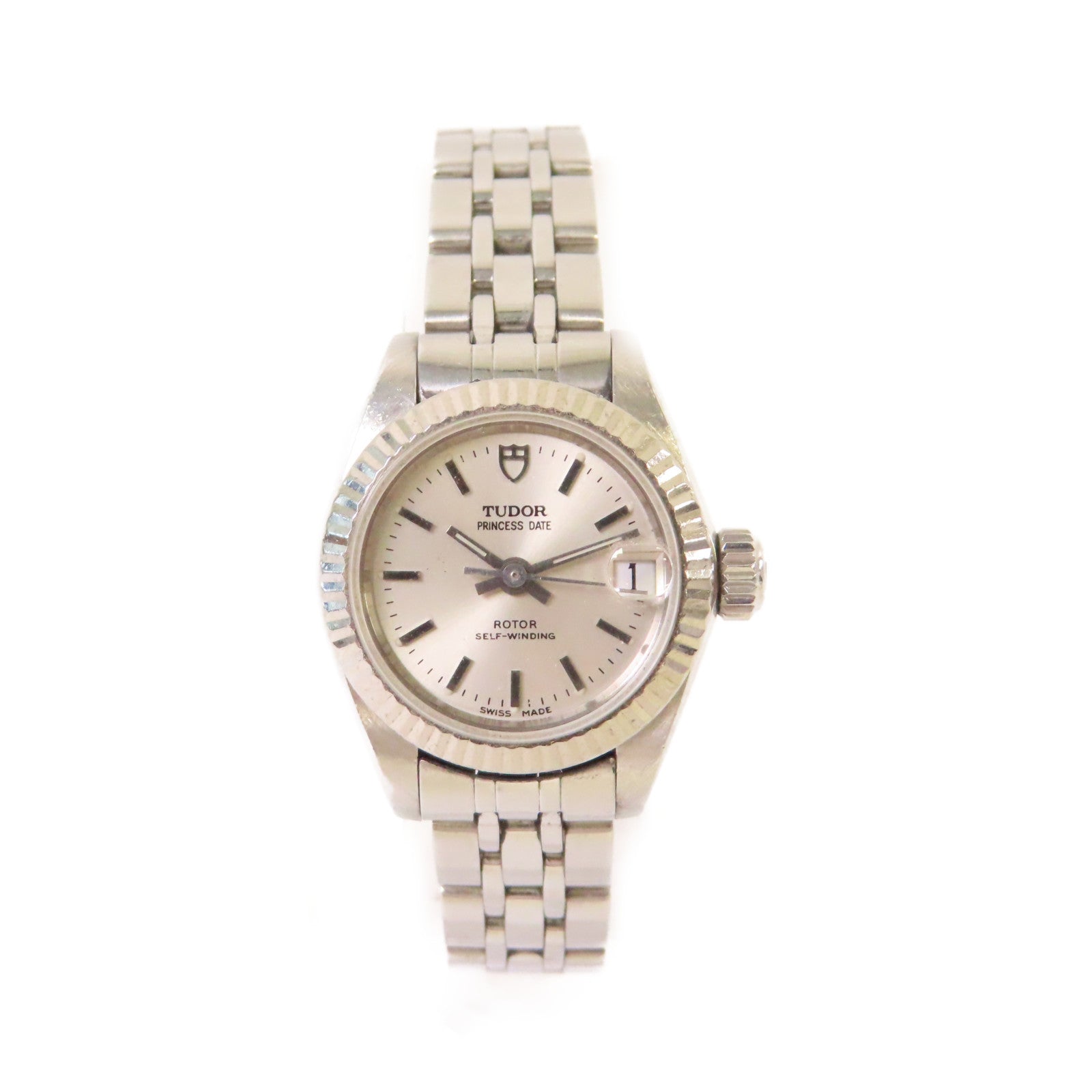 TUDOR Princess Date Watch不鏽鋼自動機芯手錶銀色