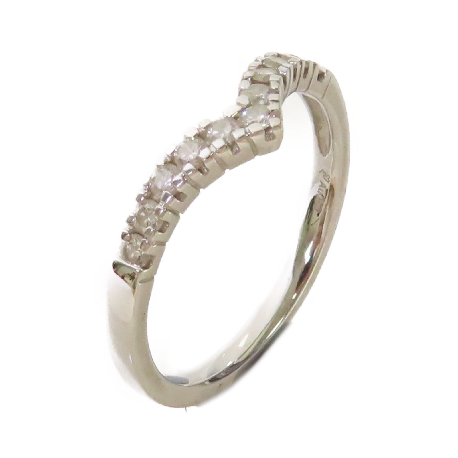 JEWELRY 18K白金/0.21ct鑽石Diamond Ring戒指US#6