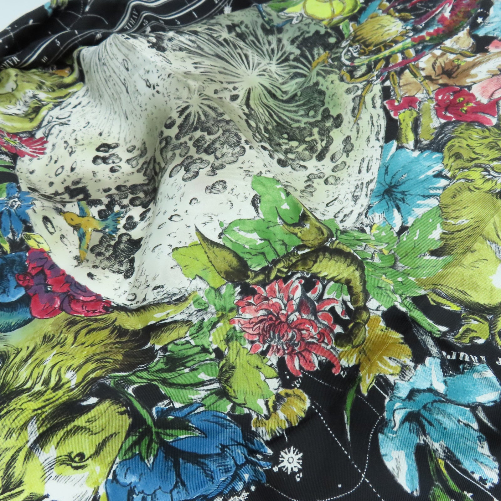 Dior Silk Scarf Black