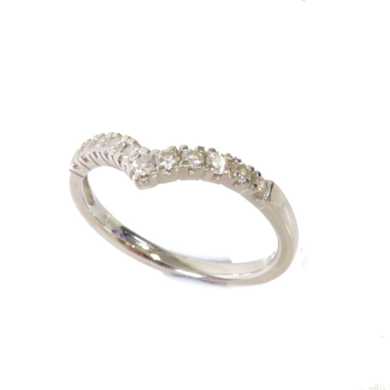 JEWELRY 18K白金/0.21ct鑽石Diamond Ring戒指US#6