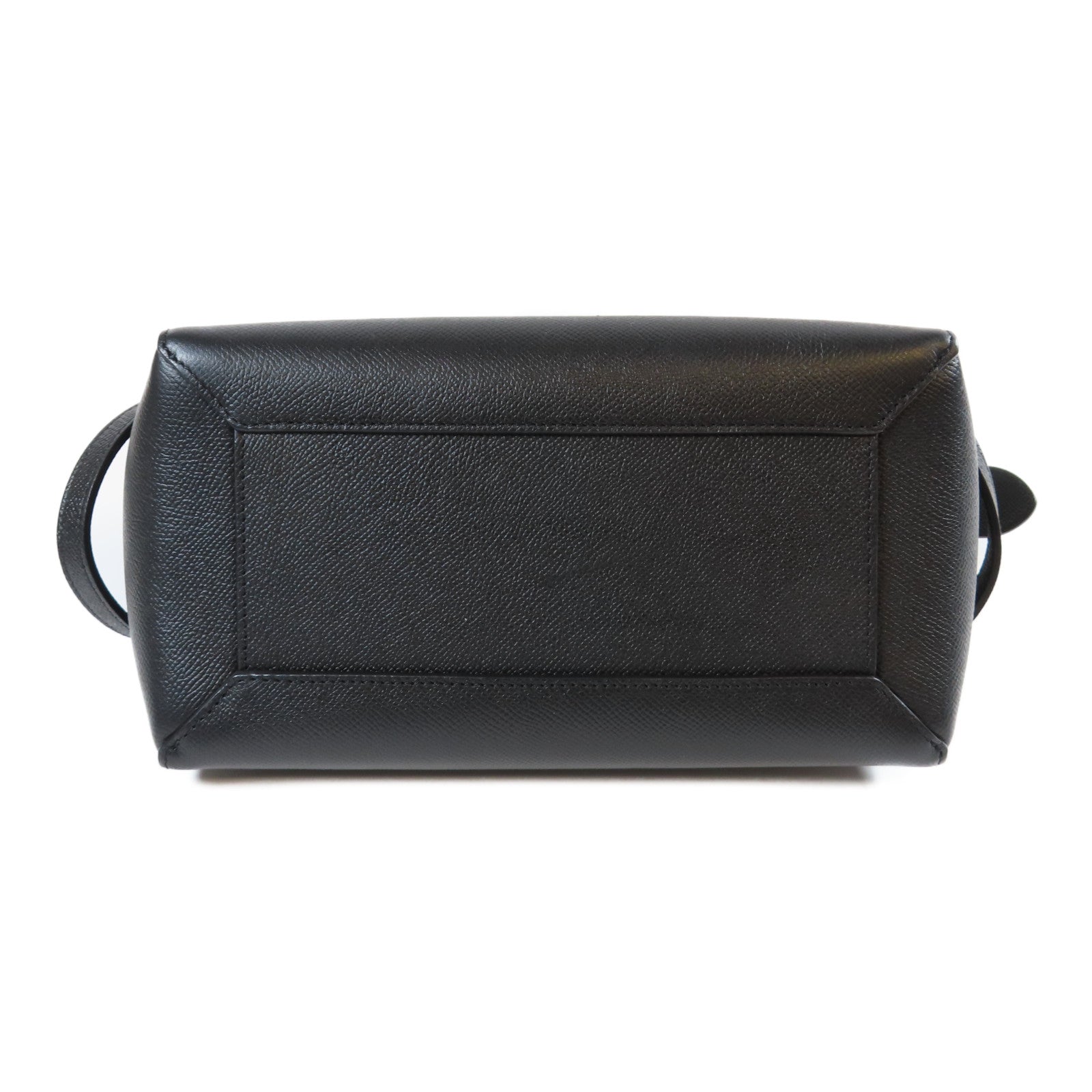 CELINE 牛皮皮革Belt Bag金扣手挽肩背兩用袋黑色