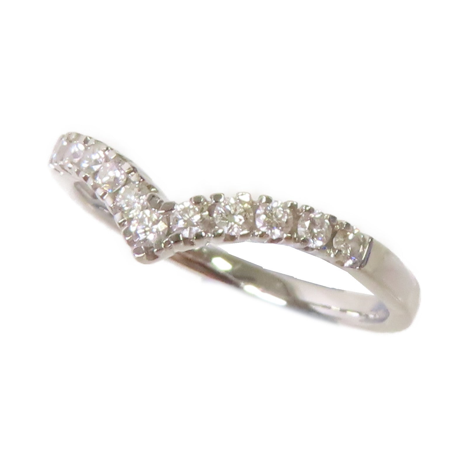 JEWELRY 18K白金/0.22ct鑽石Diamond Ring戒指US#5.75
