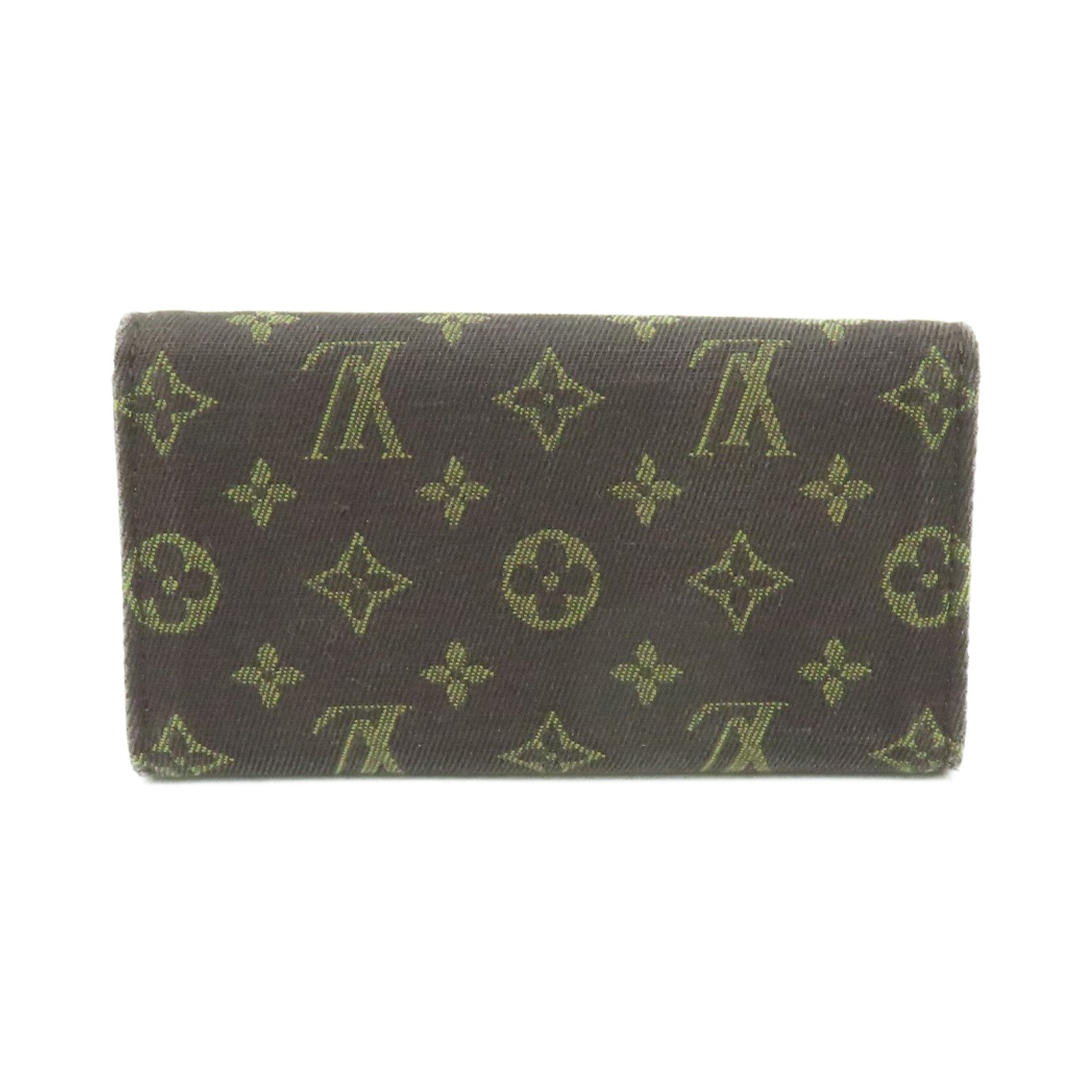 LOUIS VUITTON Monogram Mini Lin Multicles 4金扣鎖匙包啡色