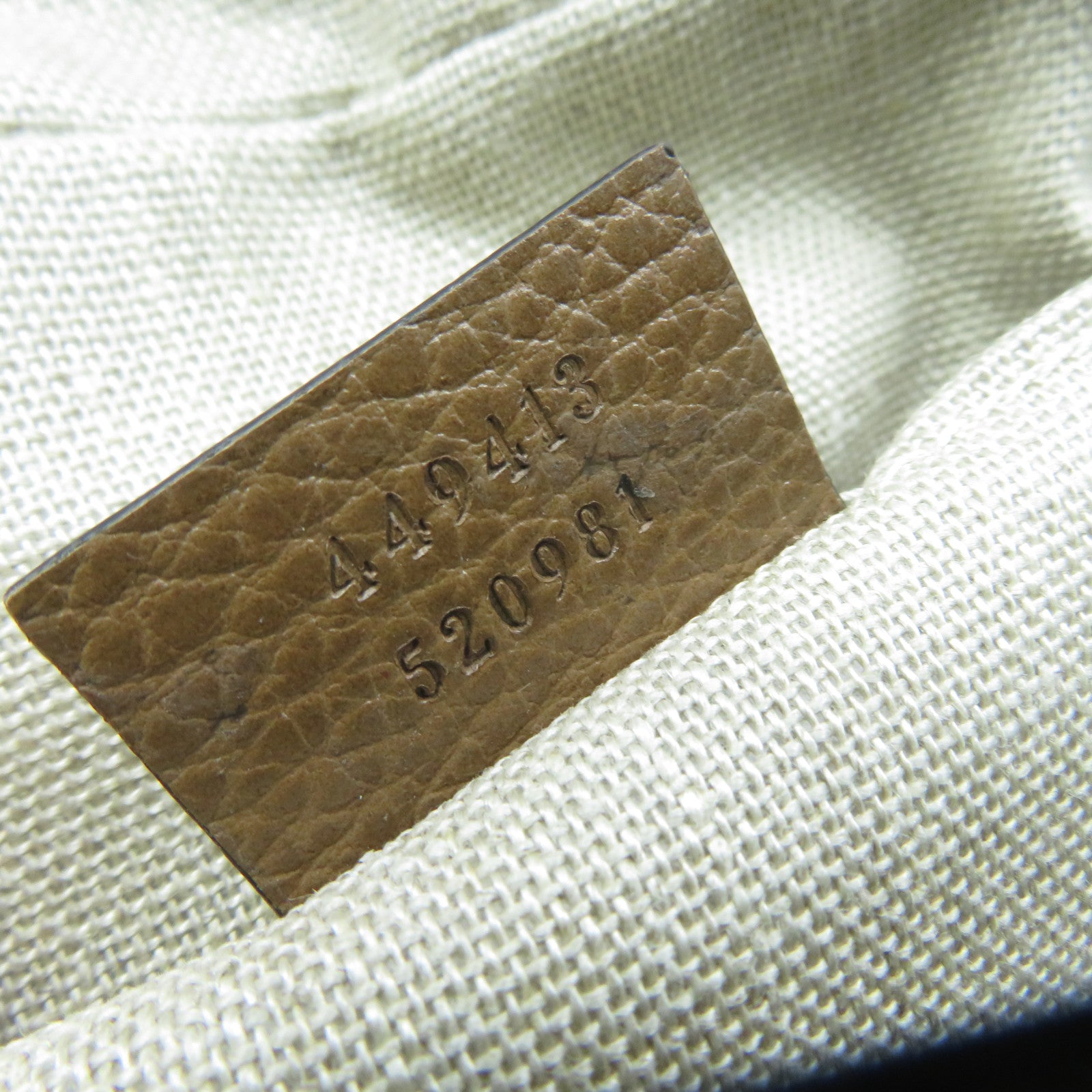 GUCCI 帆布Shoulder Bag金扣肩背袋啡色