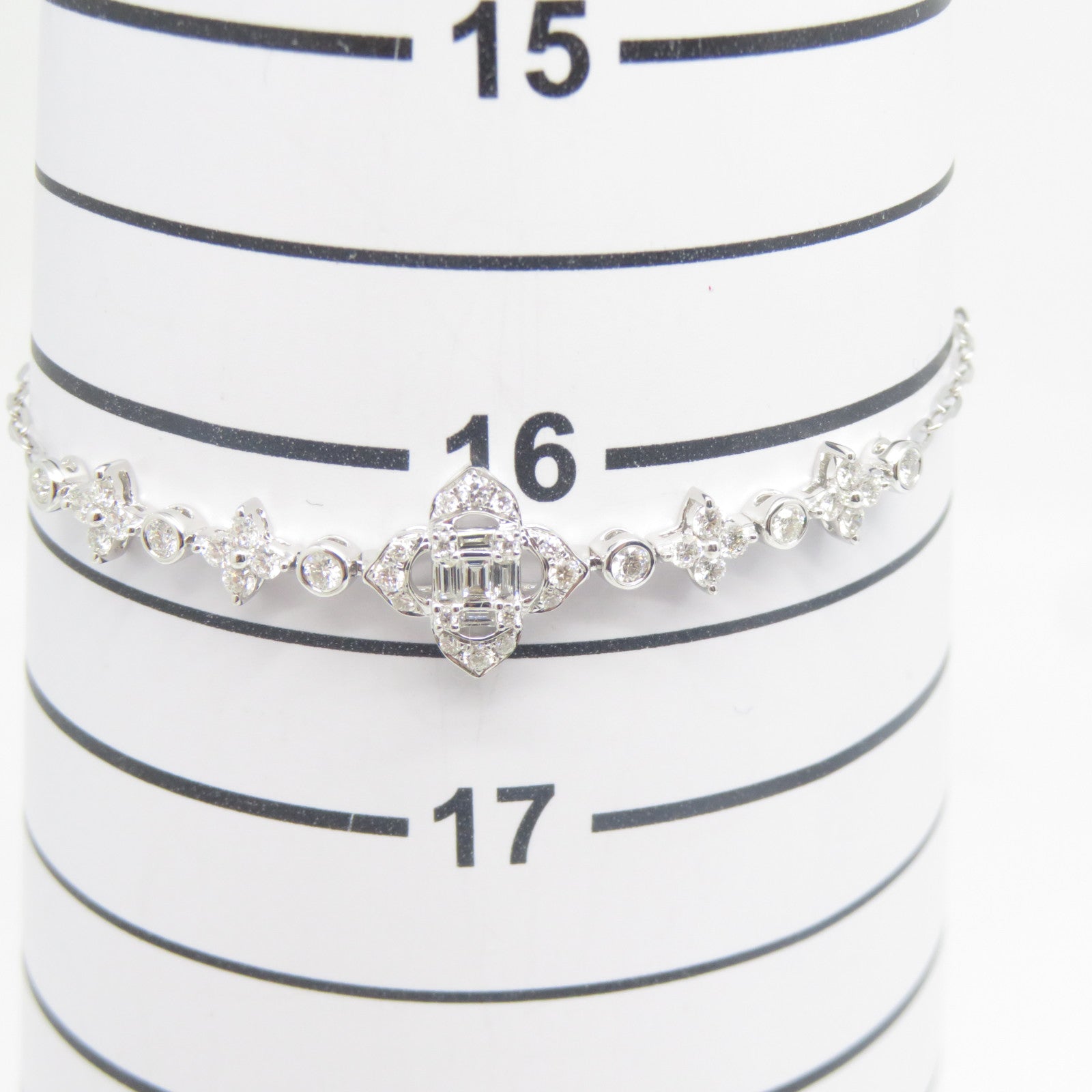 JEWELRY 【激減優惠】18K白金Diamond Bracelet 0.730ct鑽石手鏈