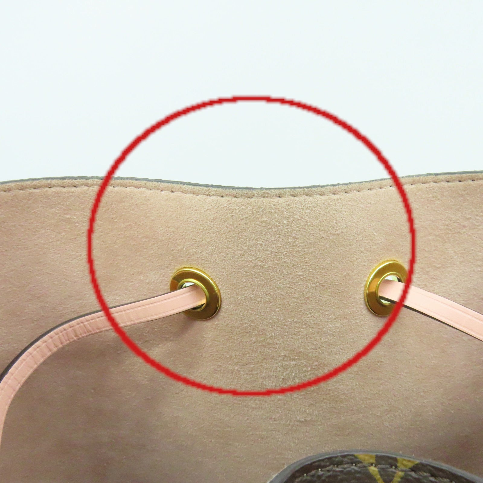 LOUIS VUITTON Monogram Neo Noe MM Shoulder Bag肩背袋啡色/粉紅色