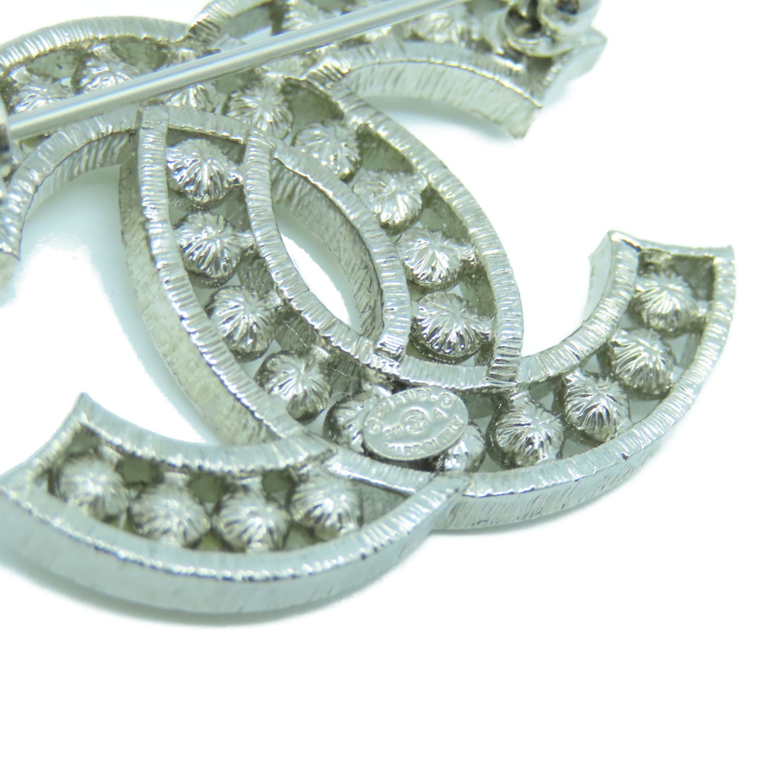 CHANEL PVC/金屬Brooch胸針銀色